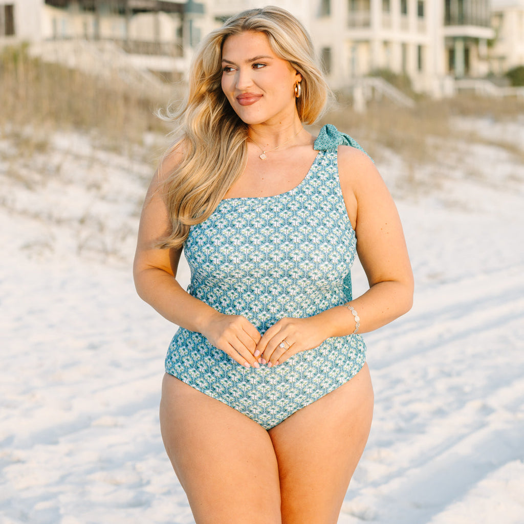 Chasing The Sun Swimsuit, Palm Leaf