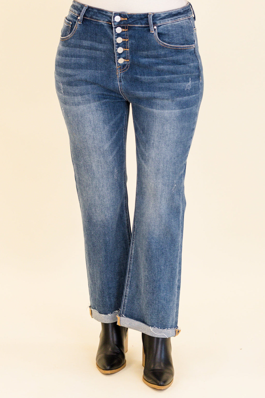 Check The Time Jeans, Dark Wash