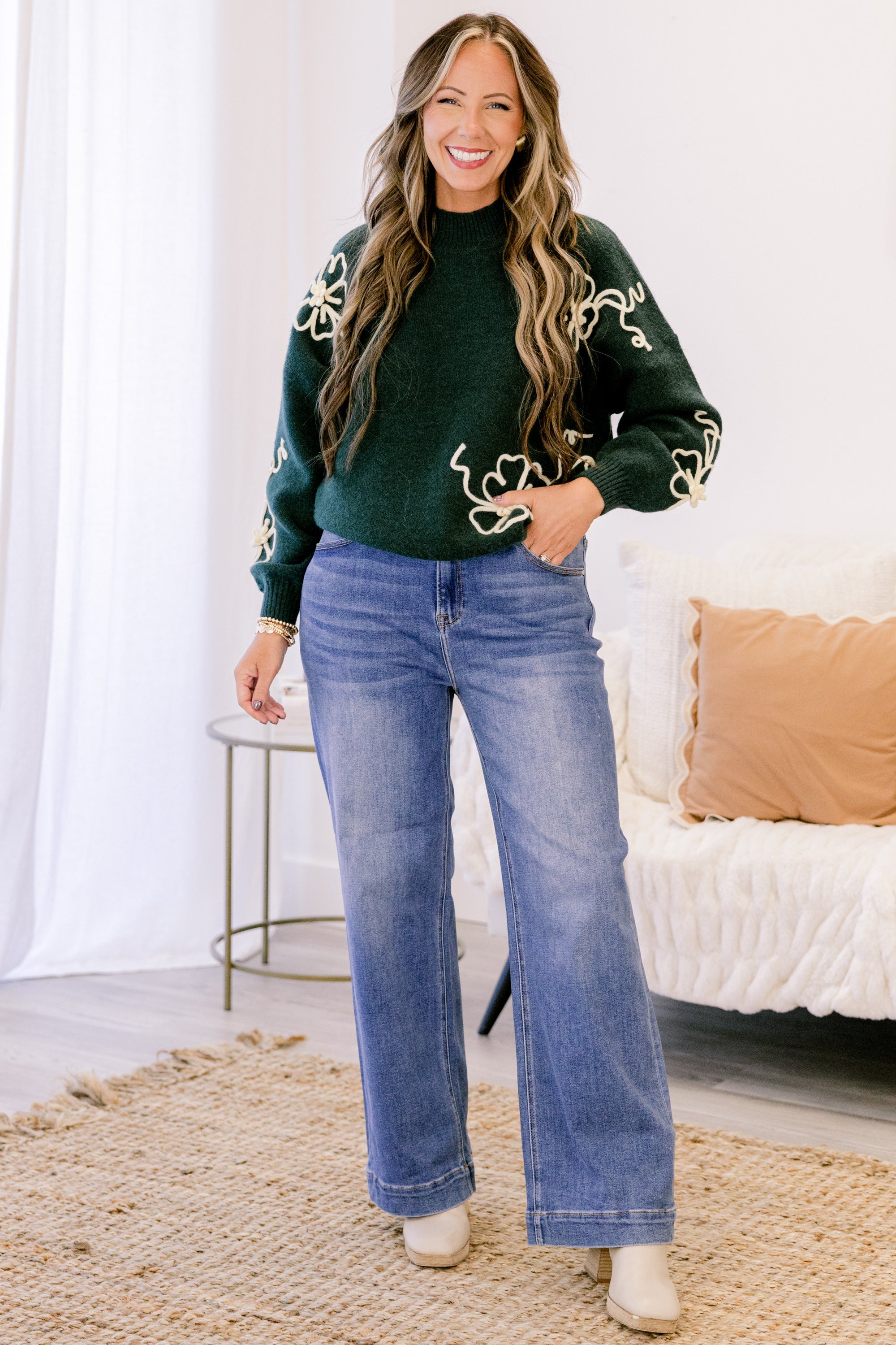 Checking All The Boxes Jeans, Medium Wash