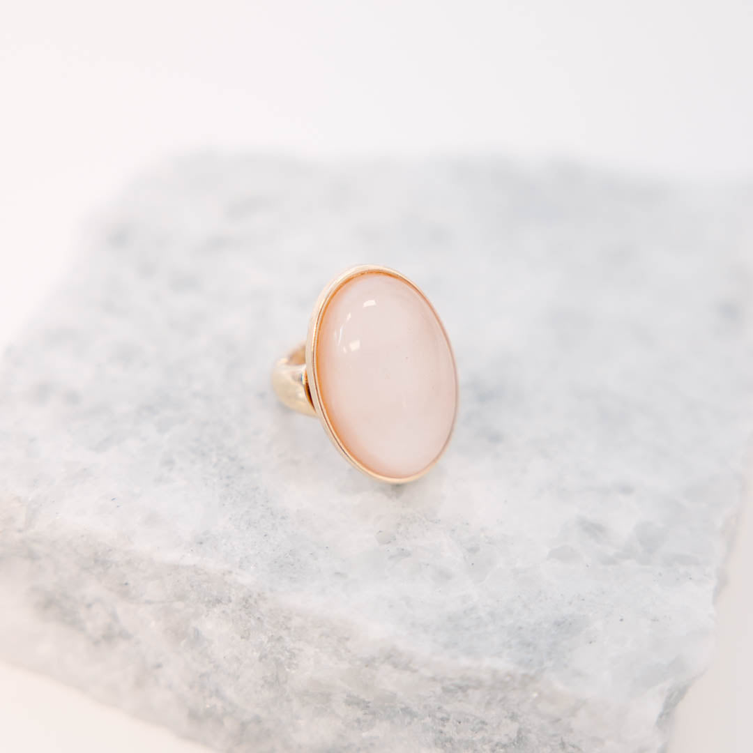 Cherry Blossom Charm Ring, Pink