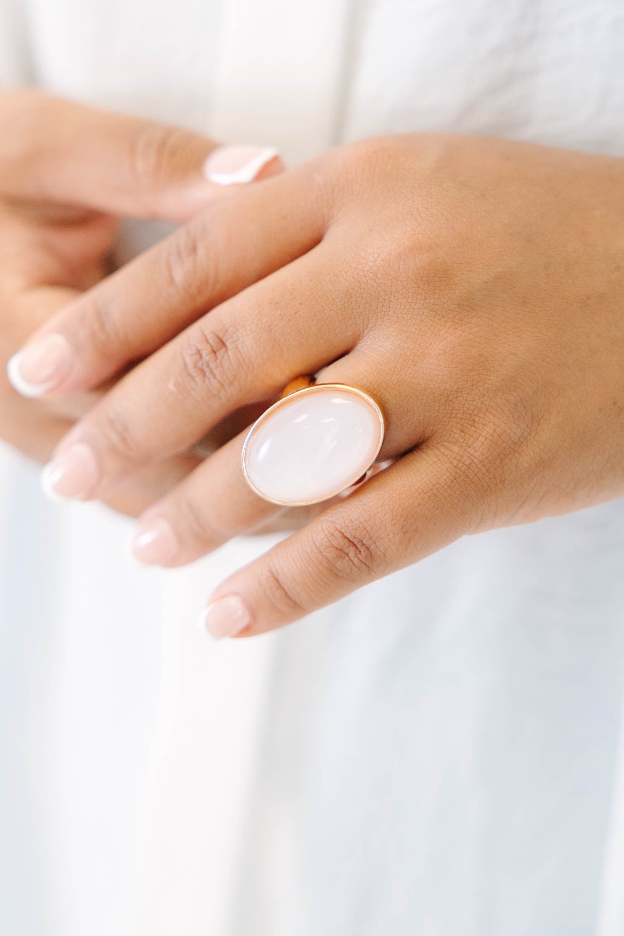 Cherry Blossom Charm Ring, Pink