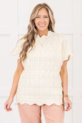 Cherry On Top Sweater, Cream