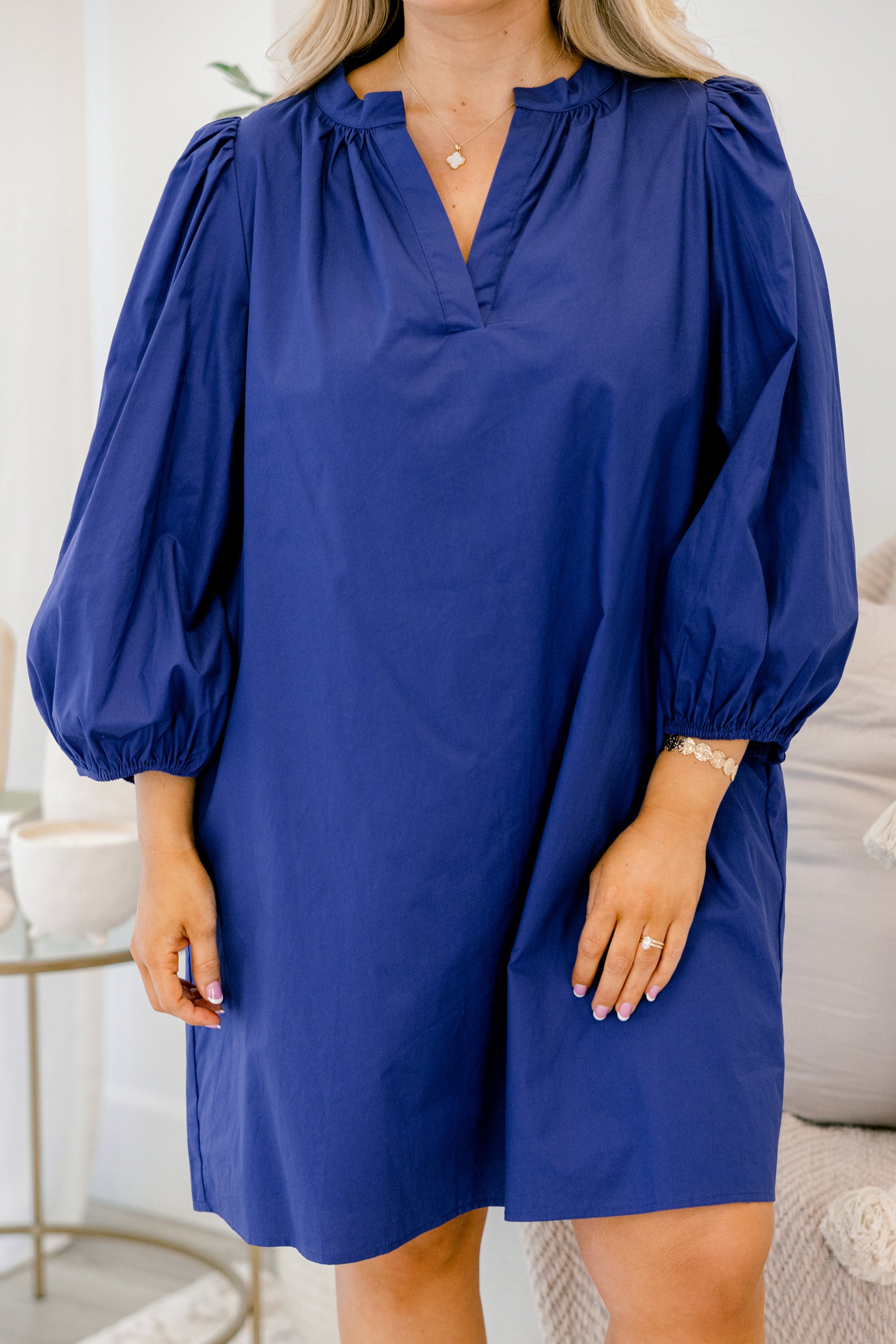 Chic Charm Dress, Navy