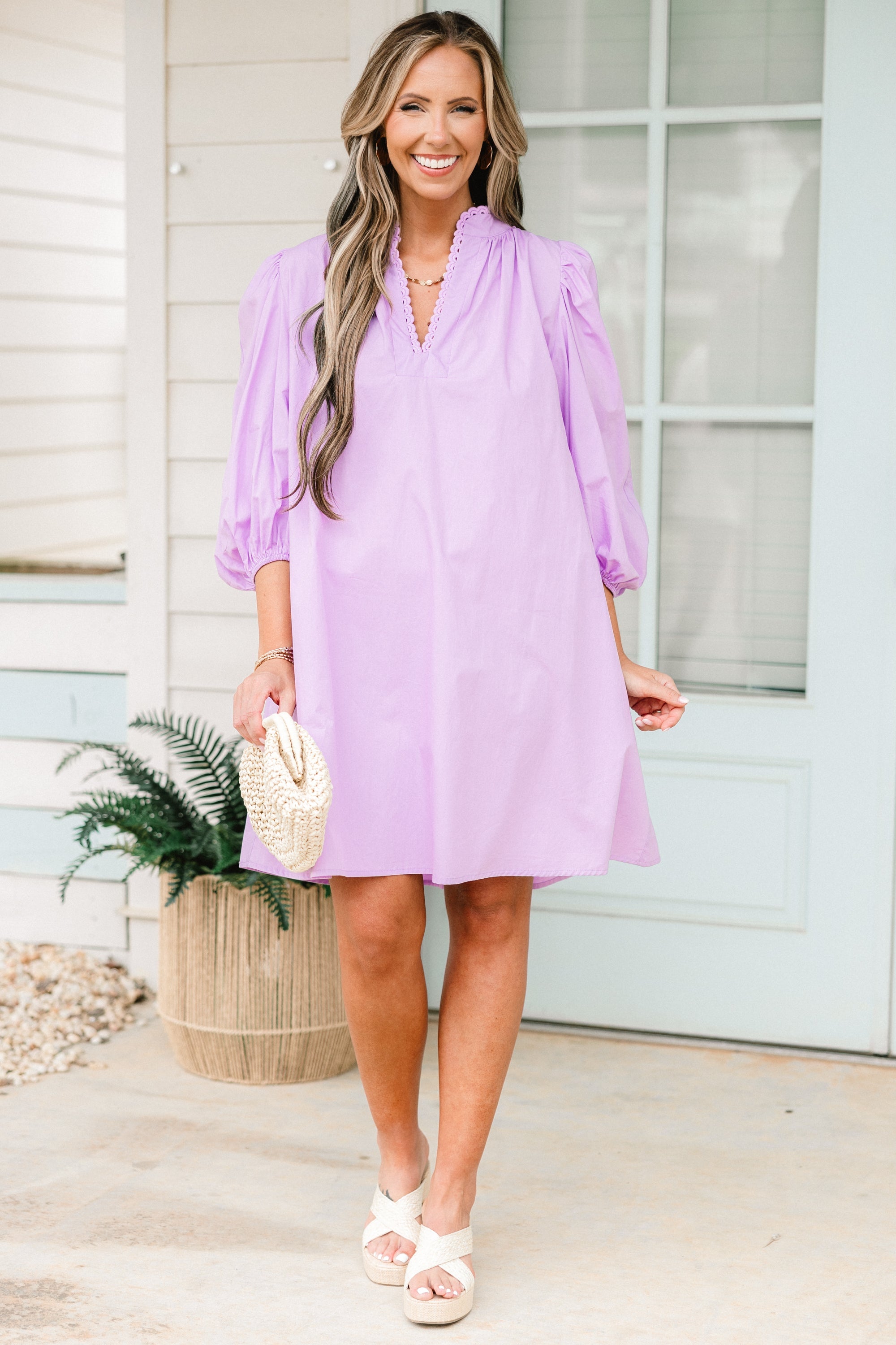 Chic Charm Dress, Lilac