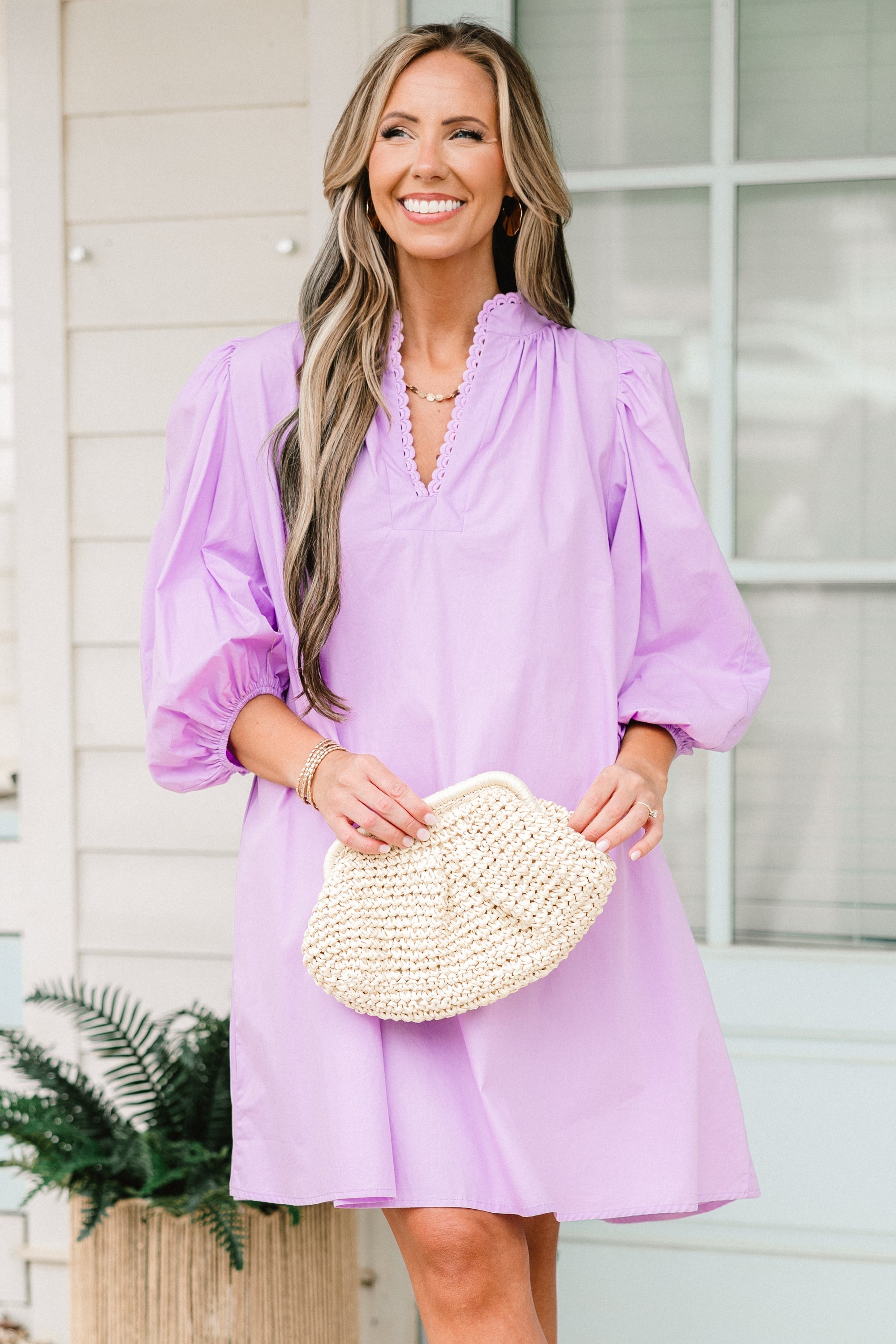 Chic Charm Dress, Lilac