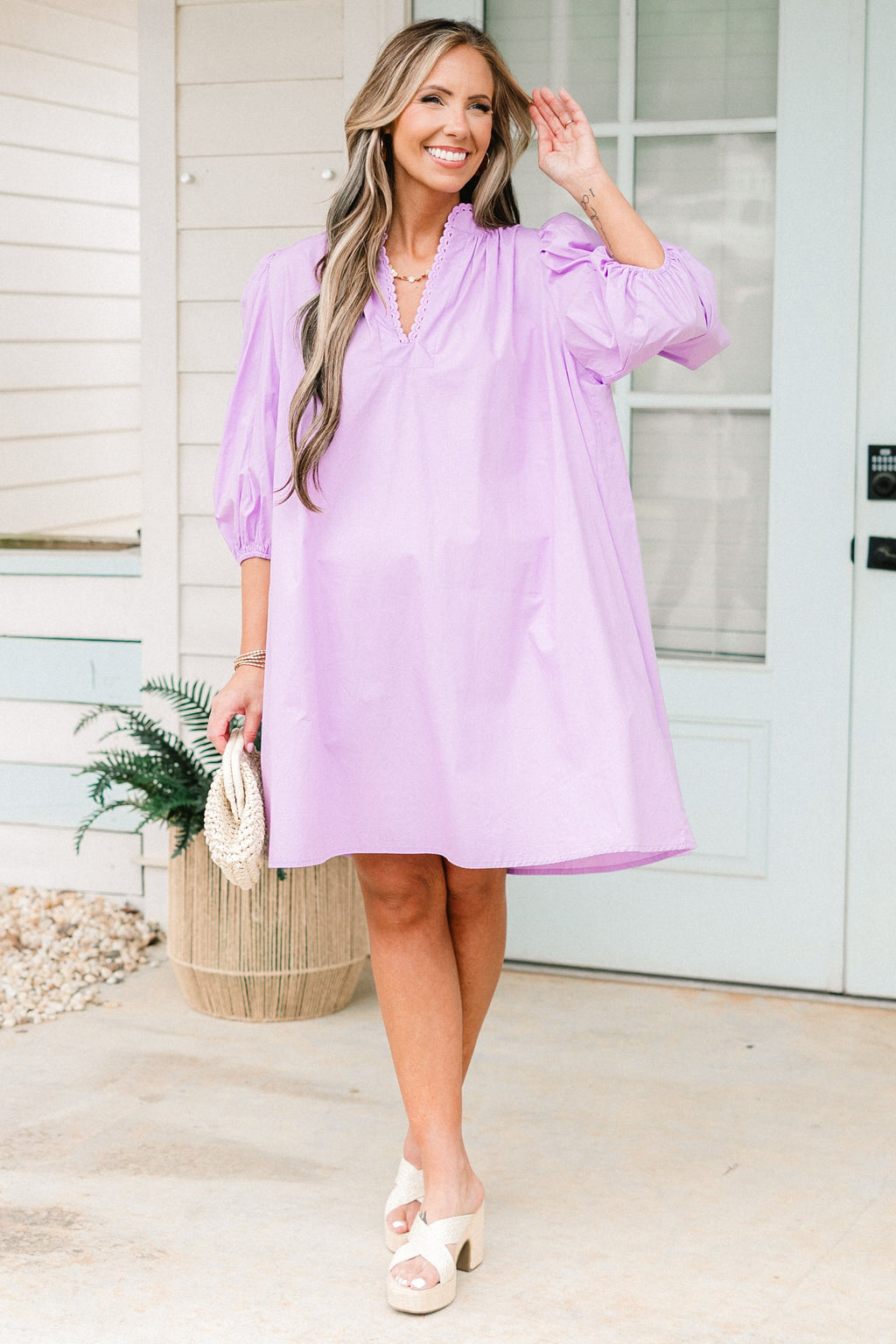 Chic Charm Dress, Lilac