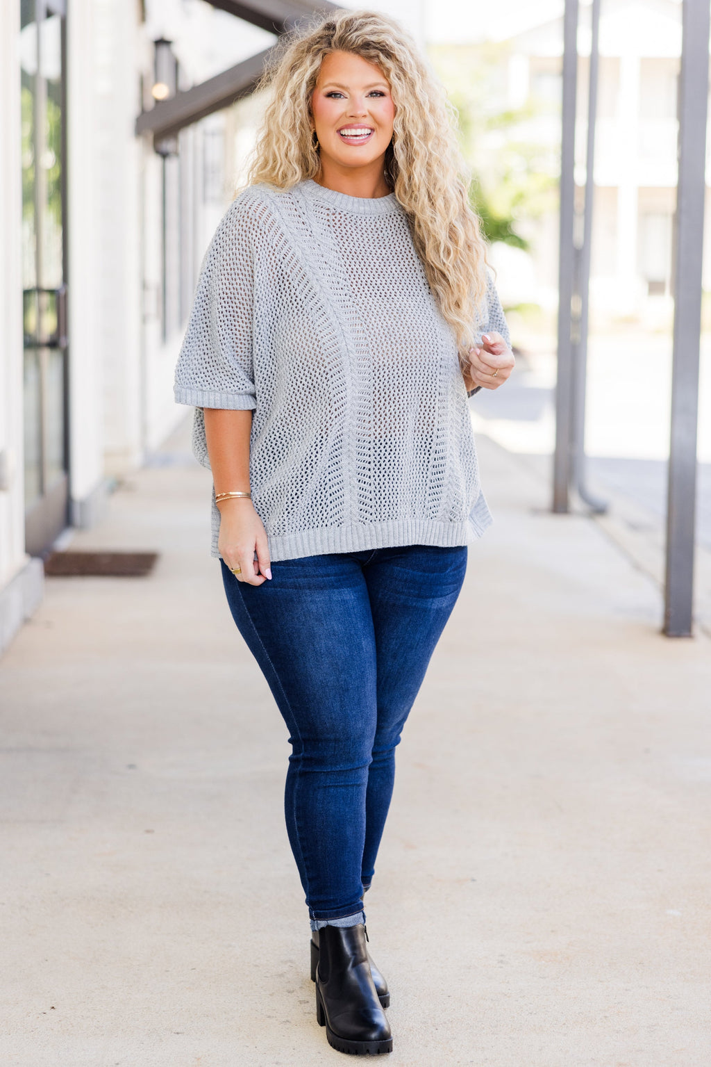 Chill Out Top, Heather Grey