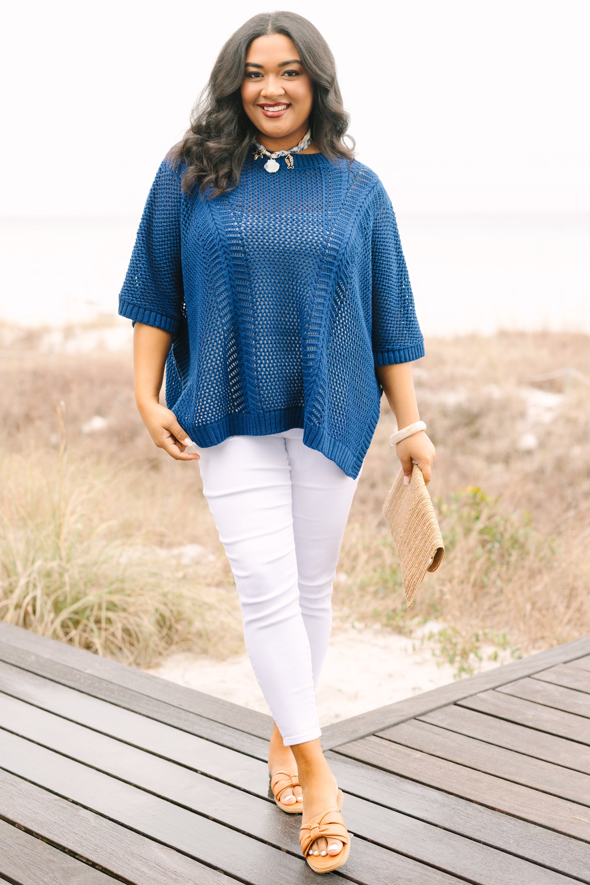 Chill Out Top, Navy