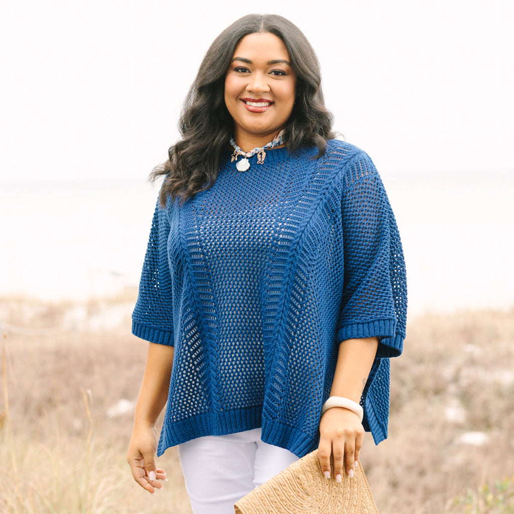 Chill Out Top, Navy