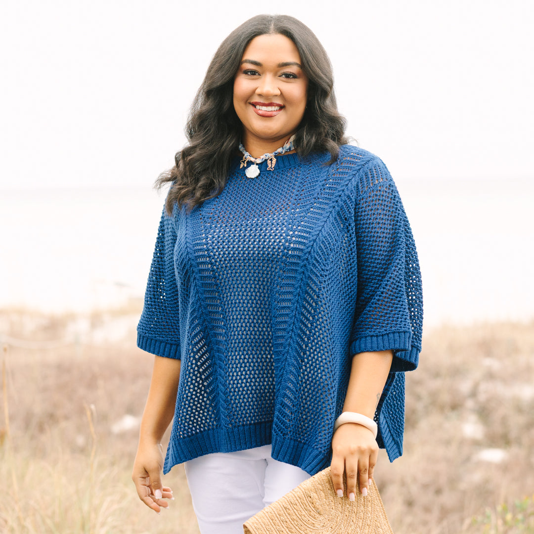 Chill Out Top, Navy