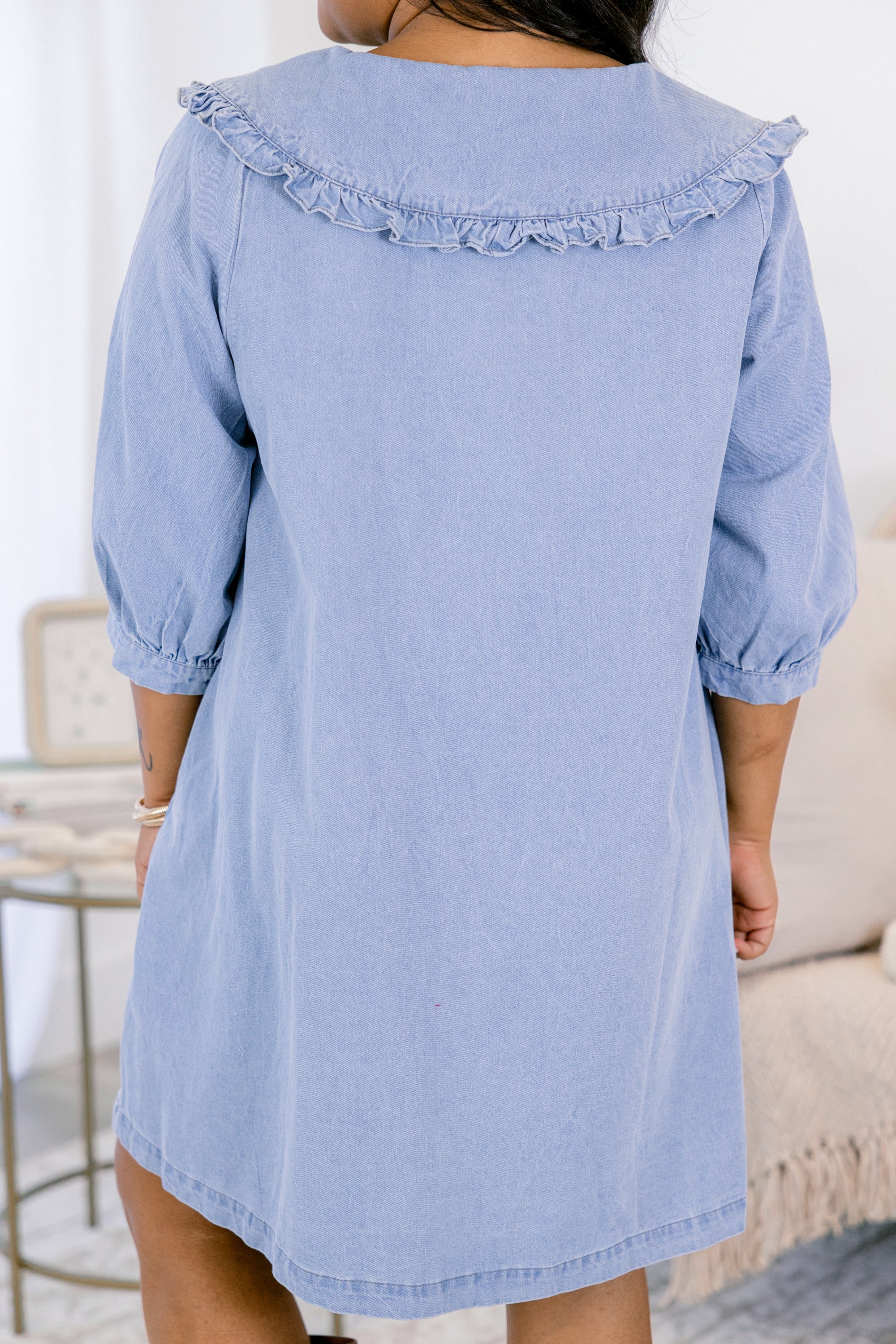 Claim Your Space Dress, Denim