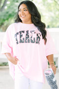 Classic Teacher Boyfriend Tee, Dusty Pink