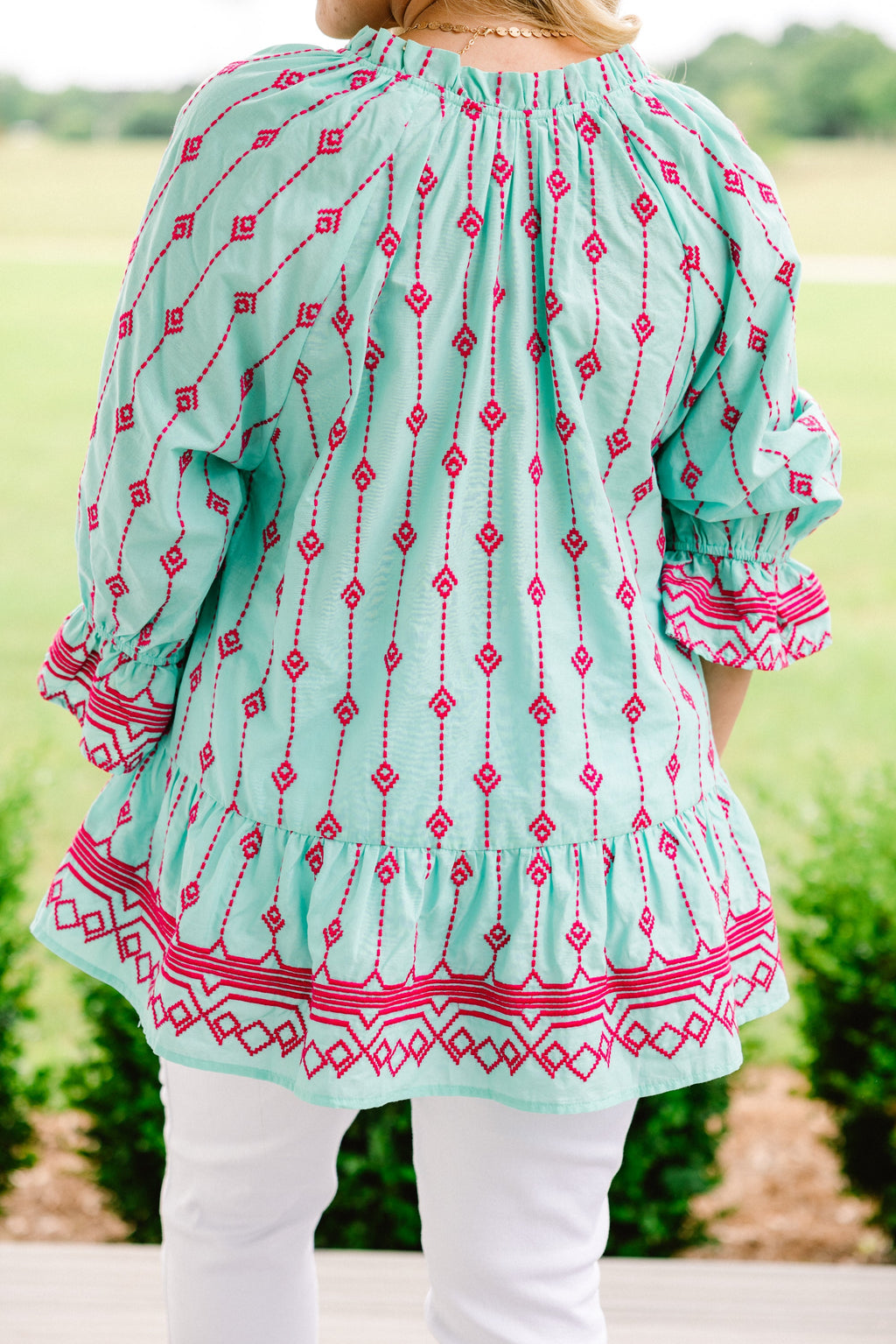 Classic Things Top, Aqua