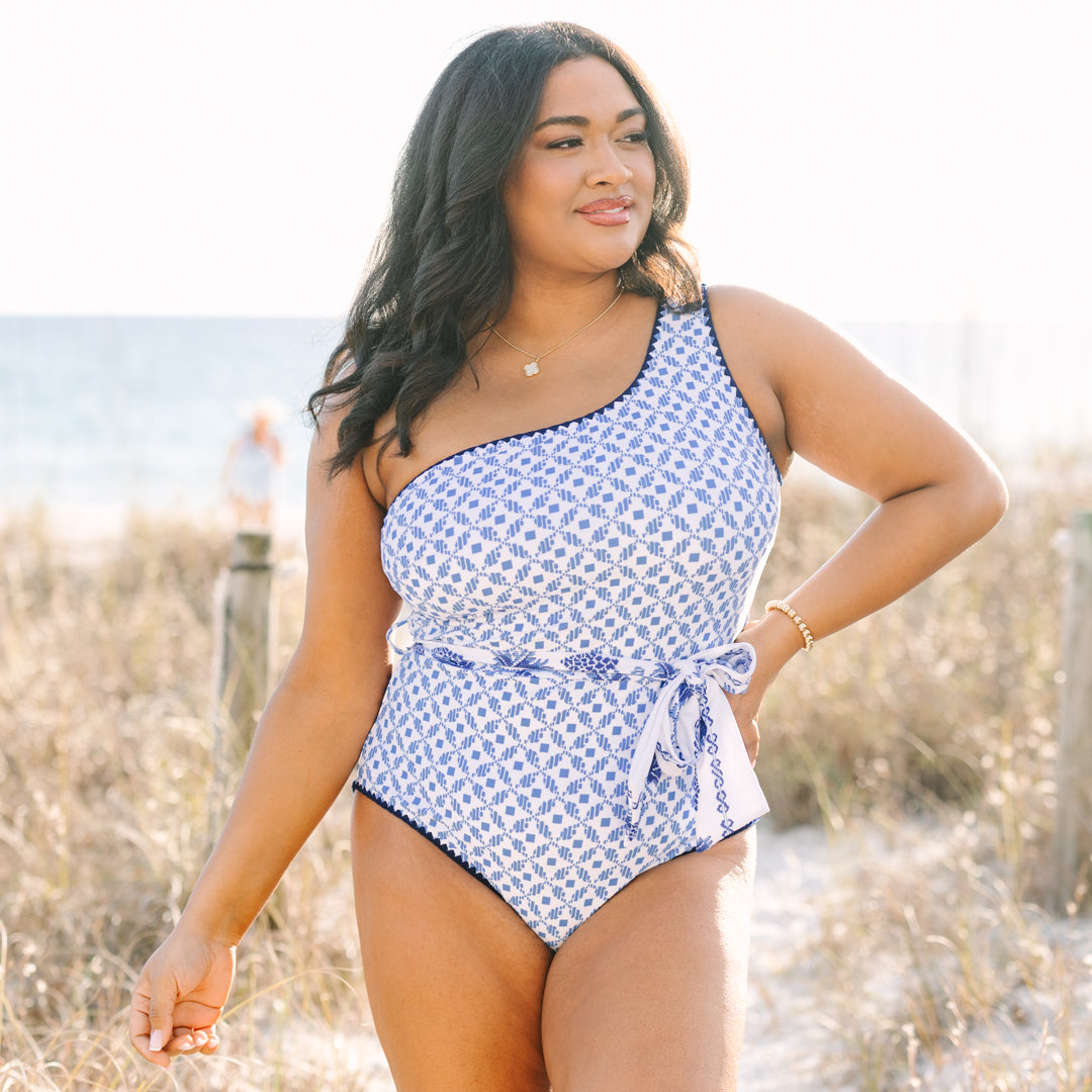 Coastal Cutie Swimsuit, Blue