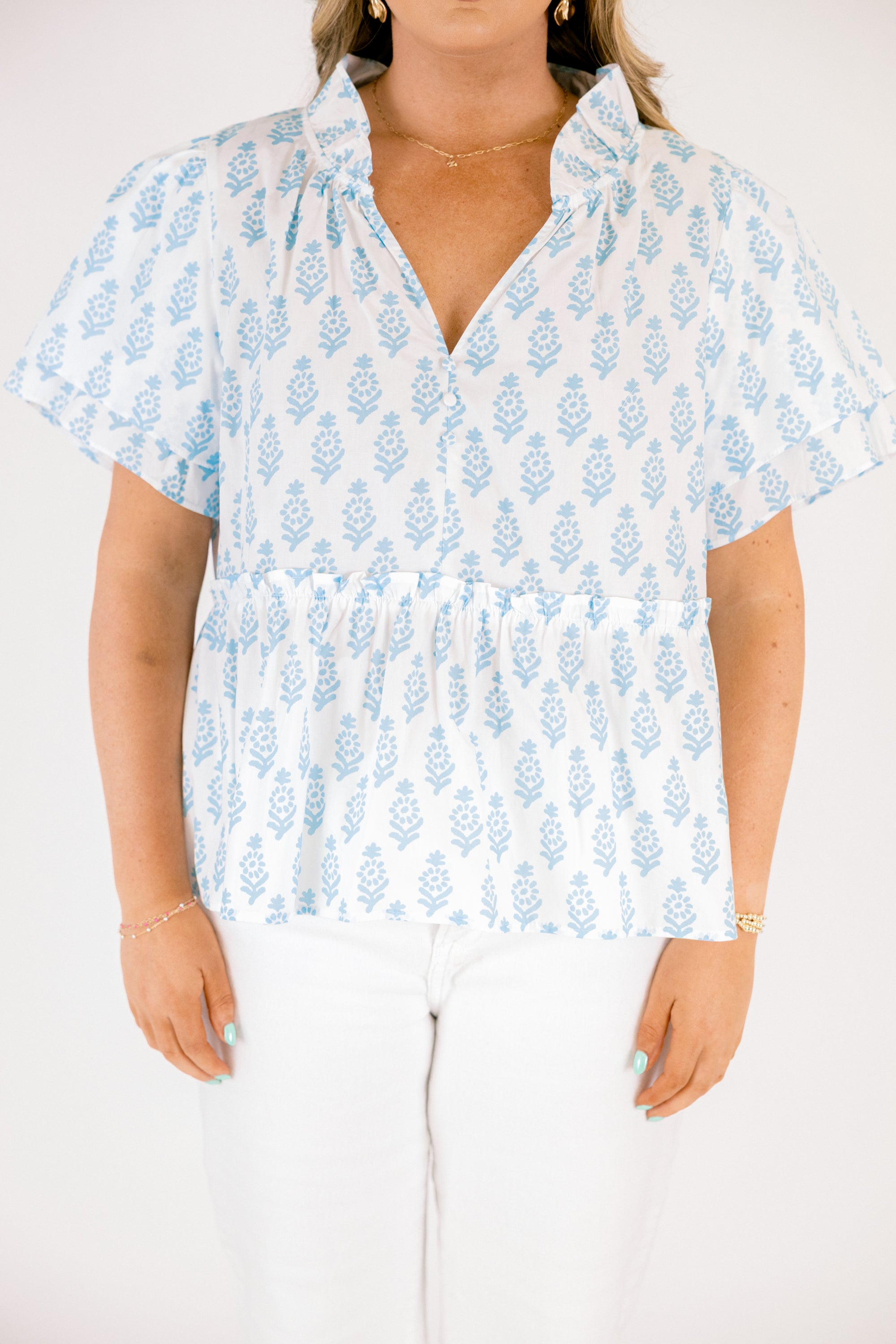 Coastal Love Top, White