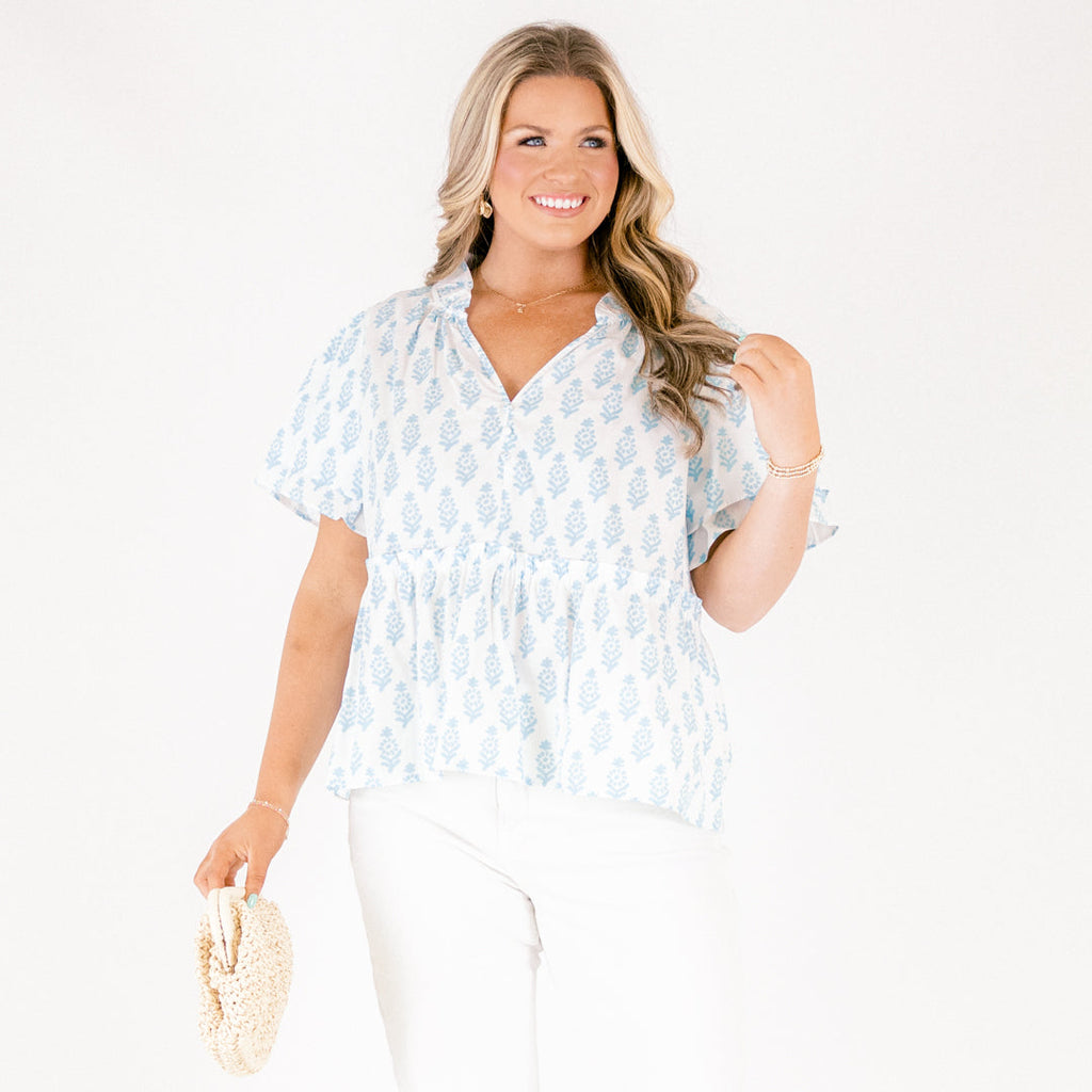Coastal Love Top, White