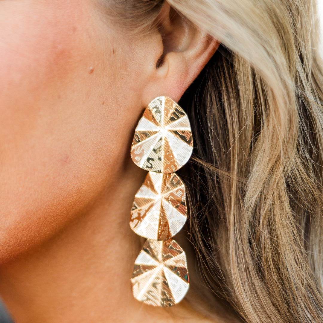 Coconut Dream Earrings, Gold