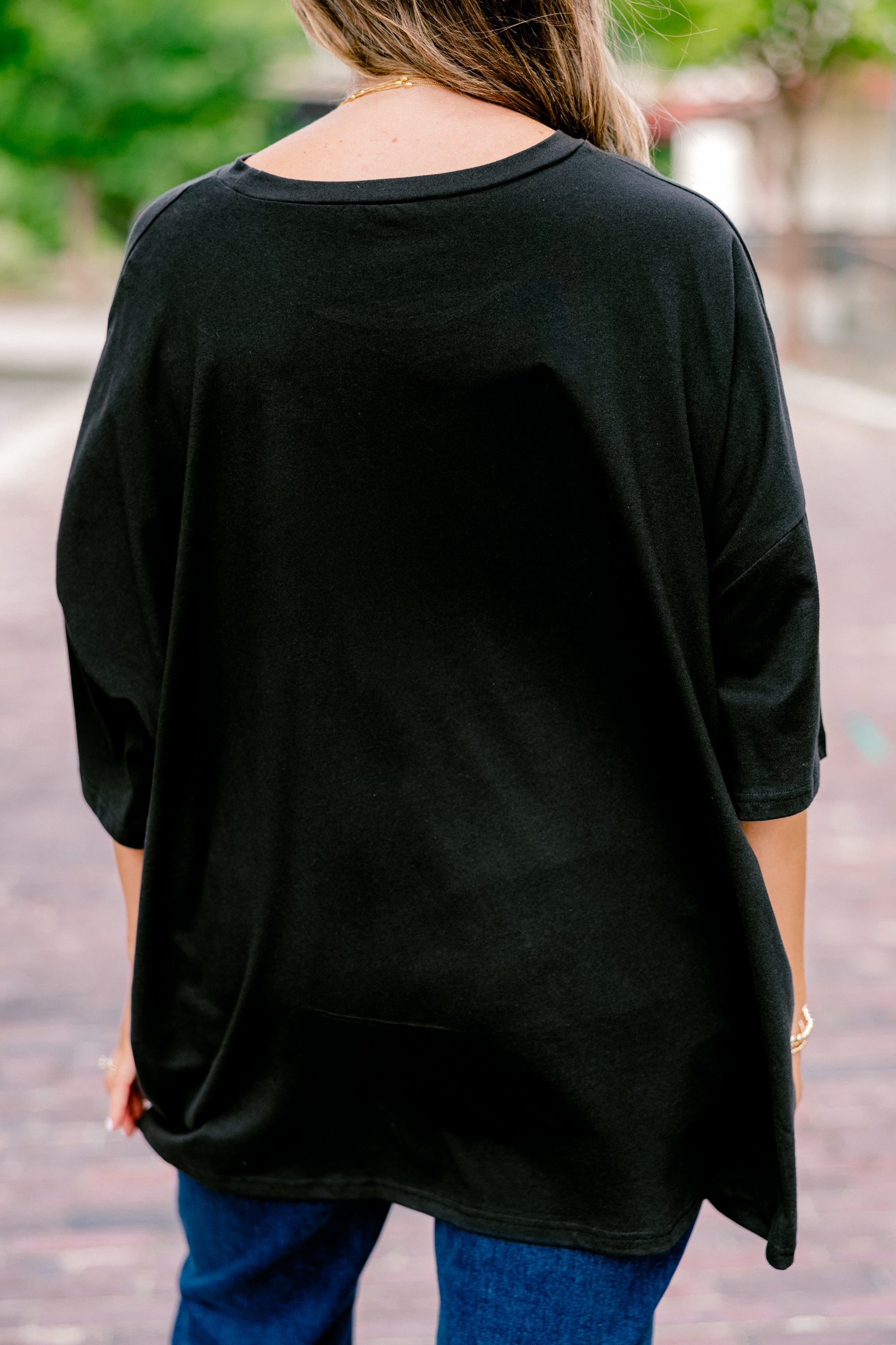 Coffee Season Boyfriend Tee, Black