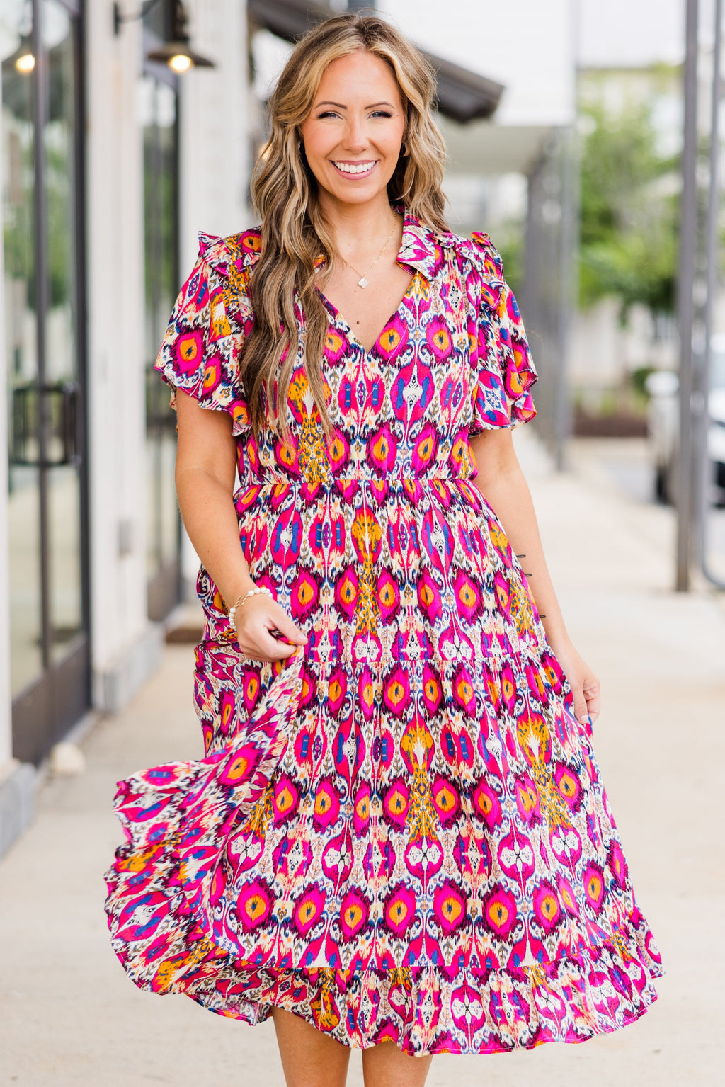 Colorful Celebrations Dress, Pink