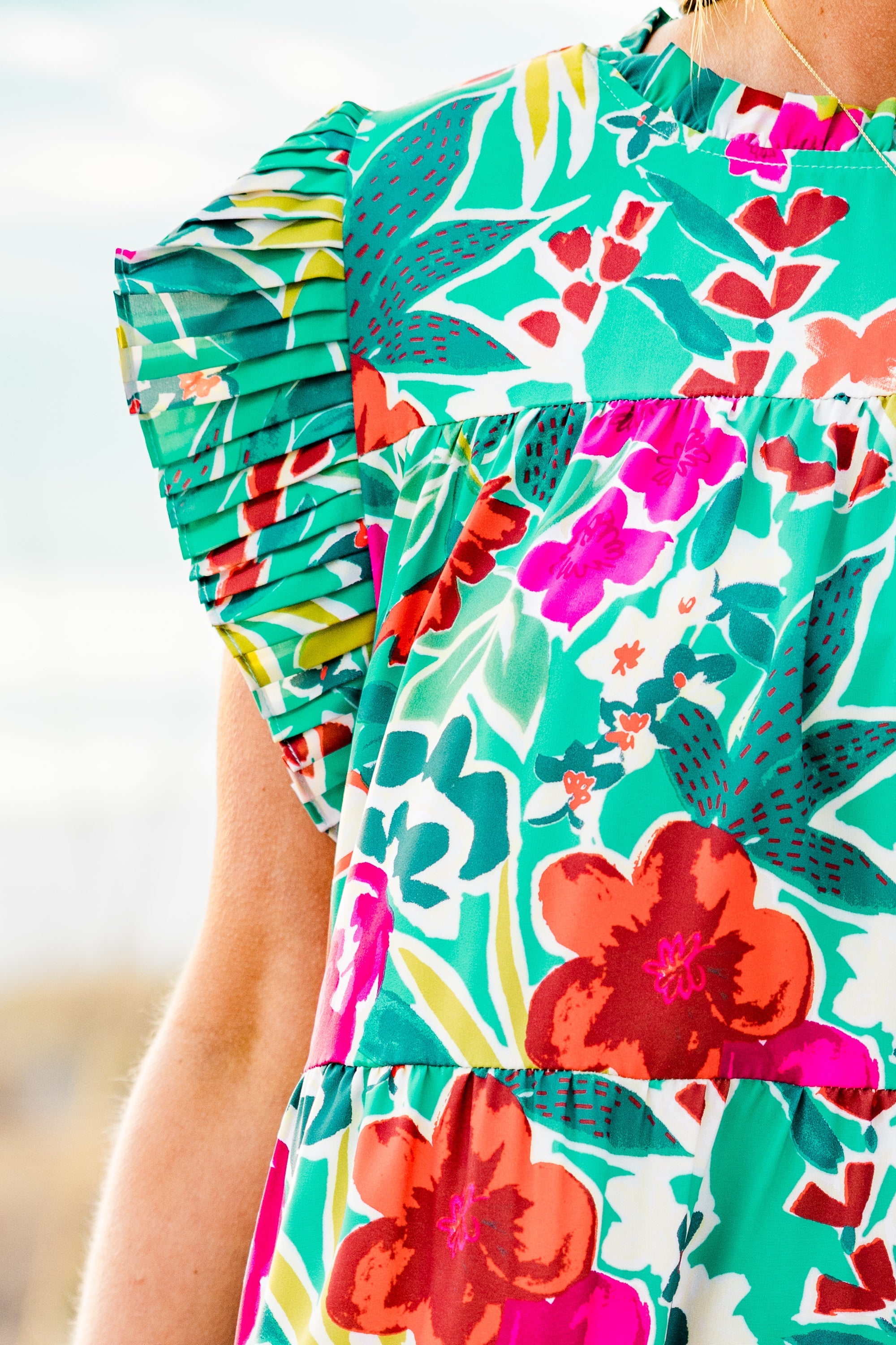 Colorful Me Dress, Mint