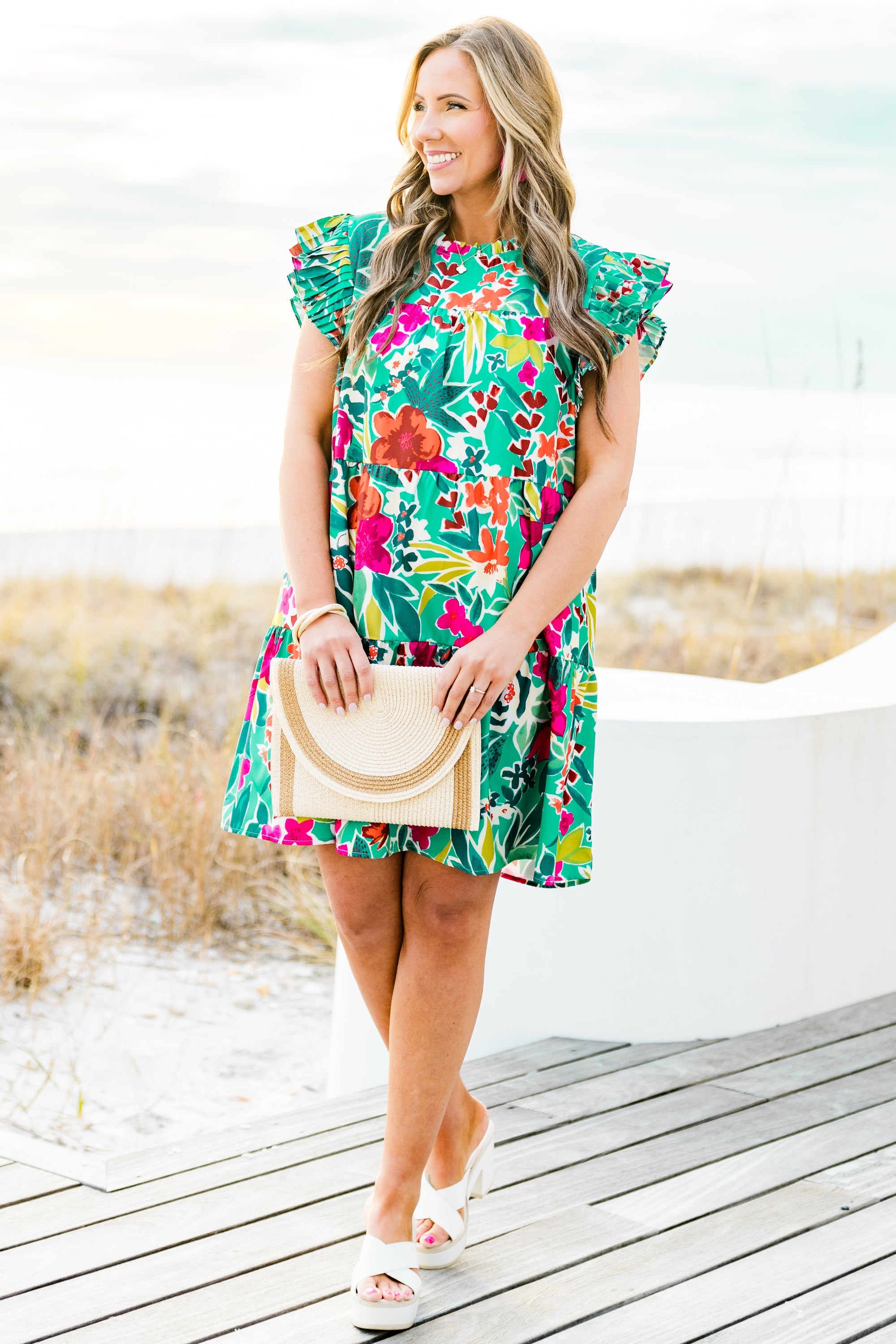 Colorful Me Dress, Mint
