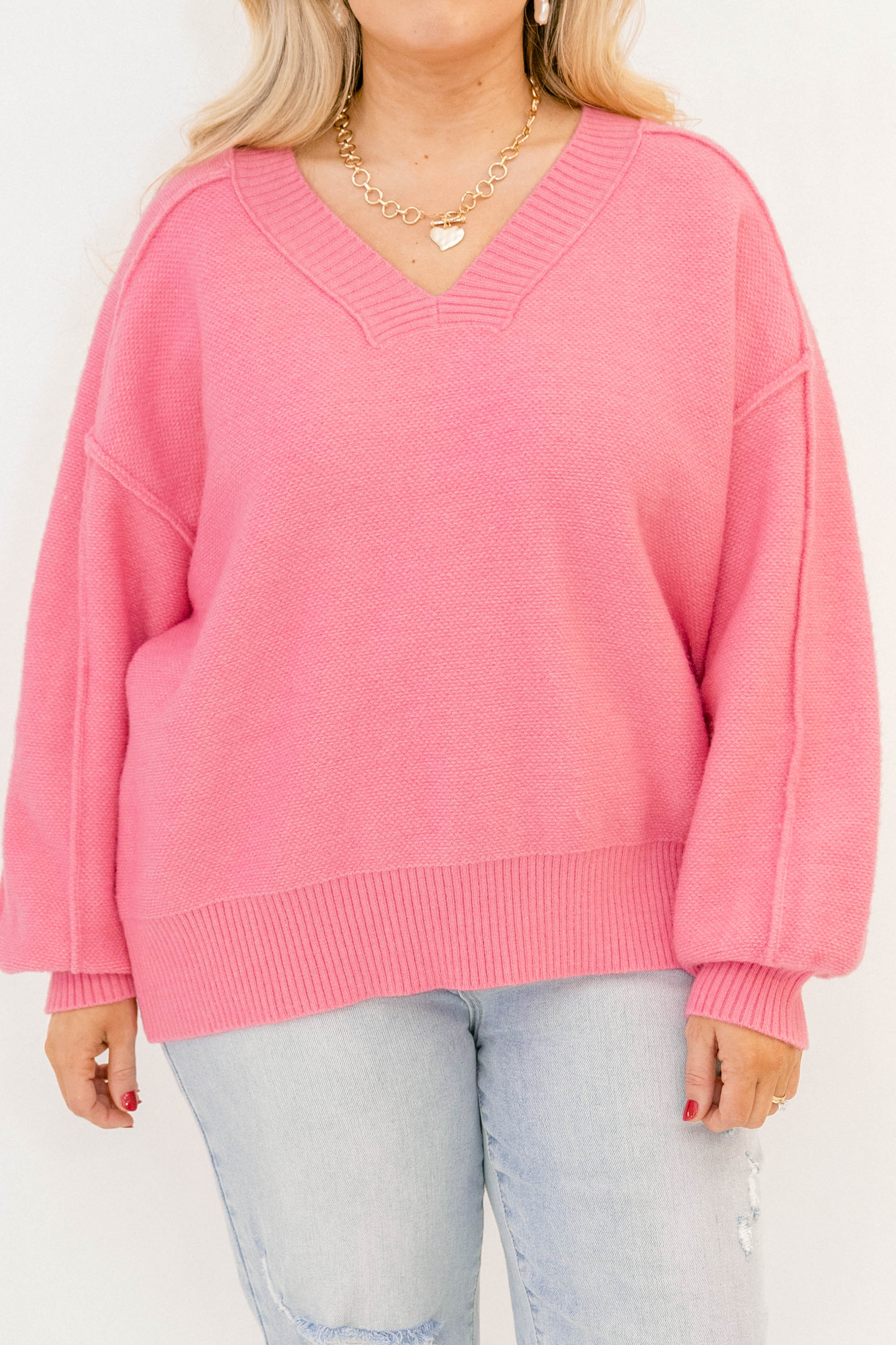 Came Back Better Sweater, Pink
