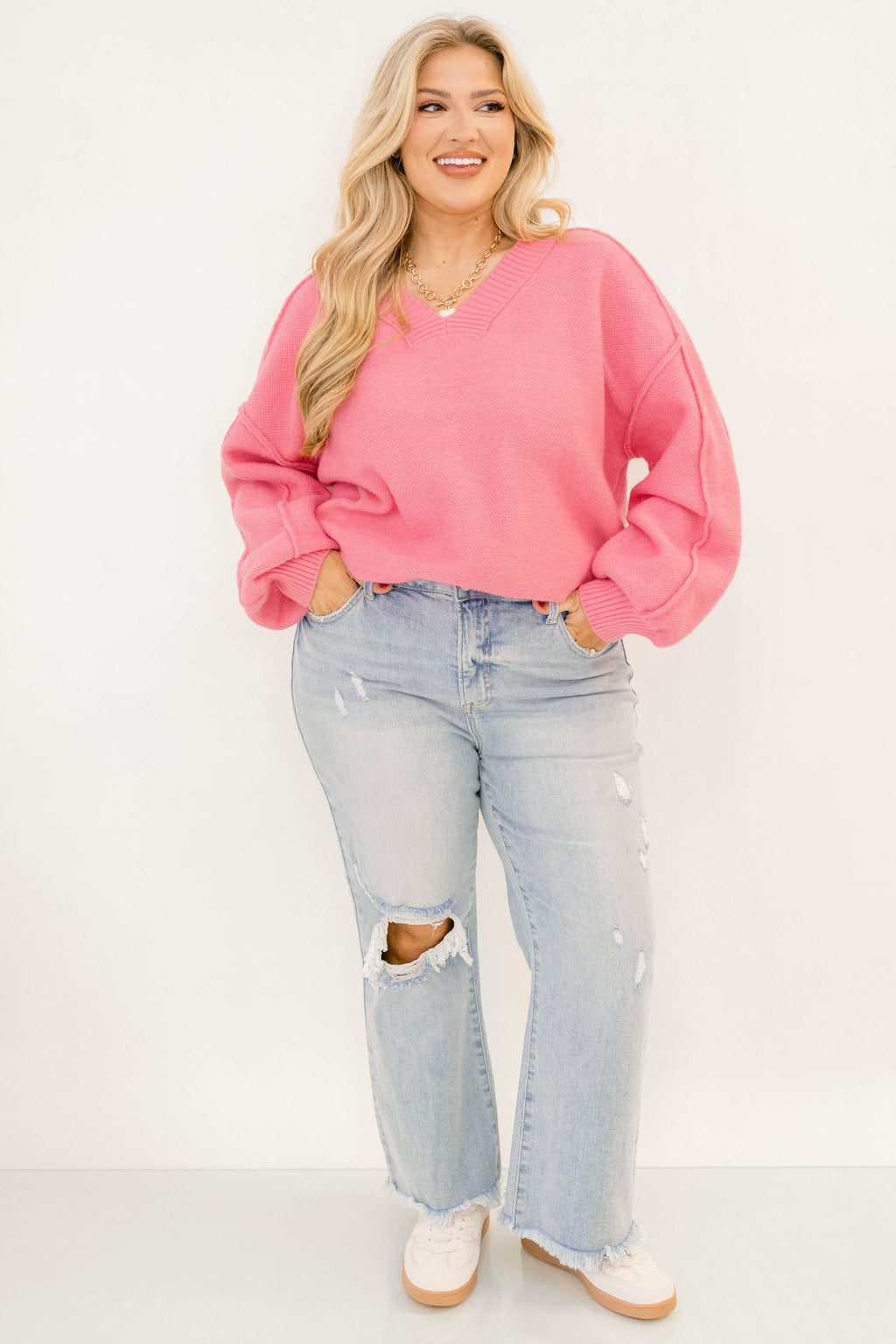 Came Back Better Sweater, Pink