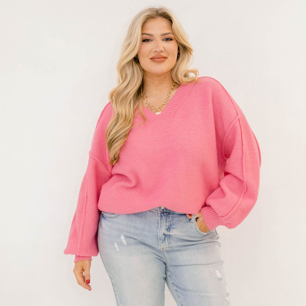 Came Back Better Sweater, Pink
