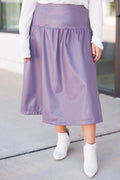 Come On Over Skirt, Purple