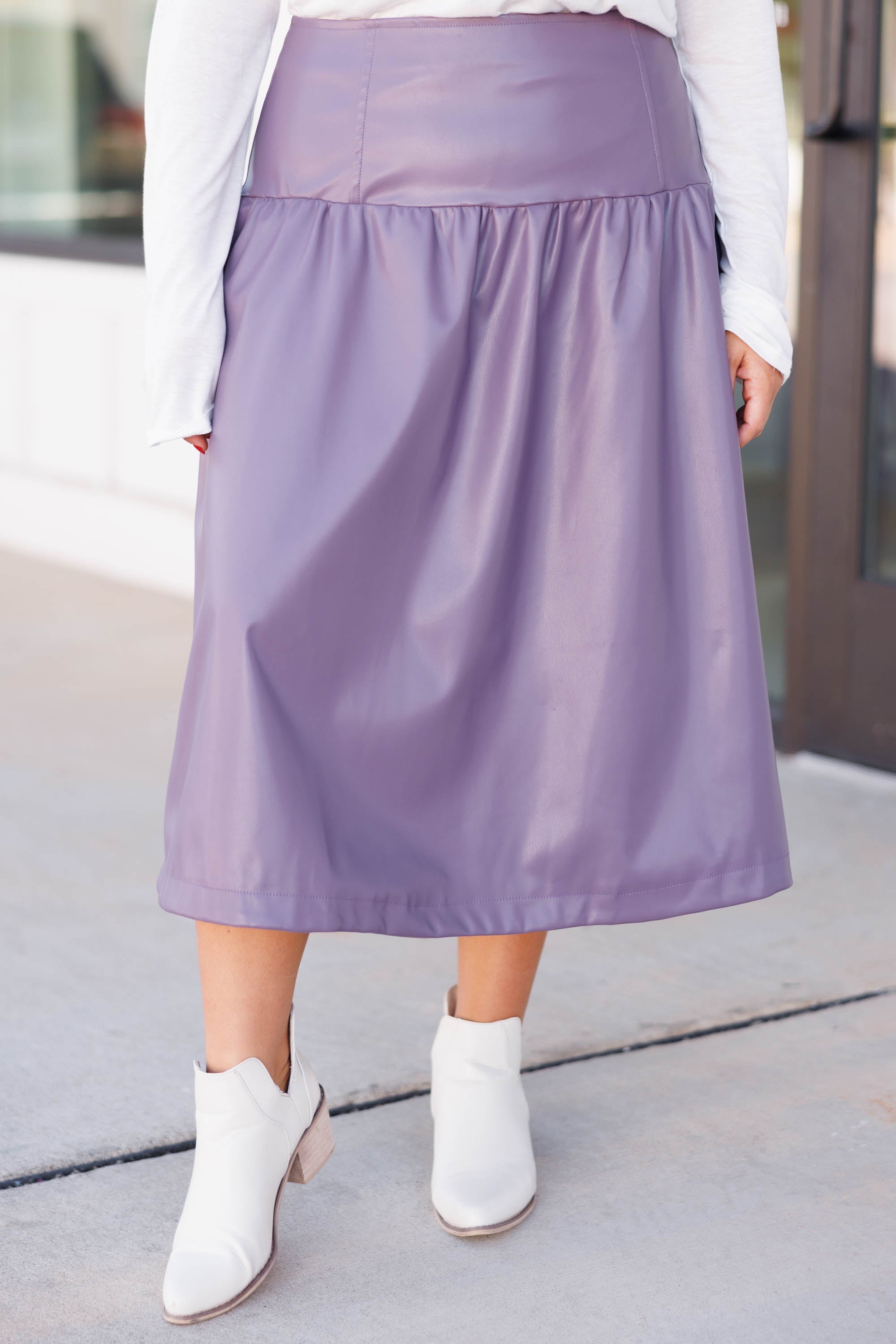 Come On Over Skirt, Purple