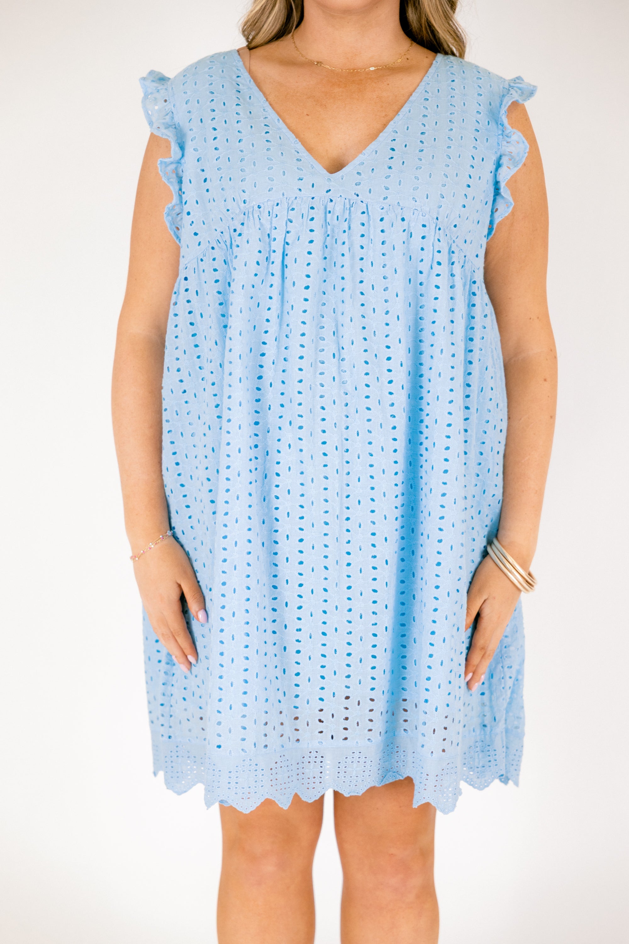 Come Rain Or Shine Dress, Blue