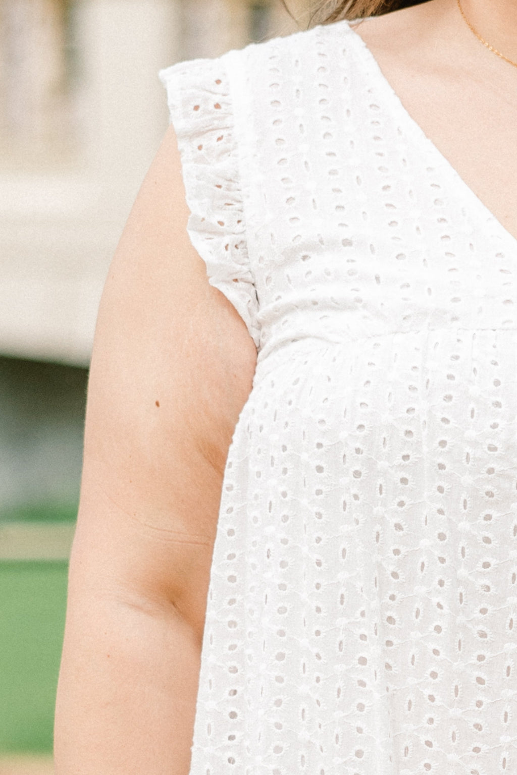 Come Rain Or Shine Dress, White