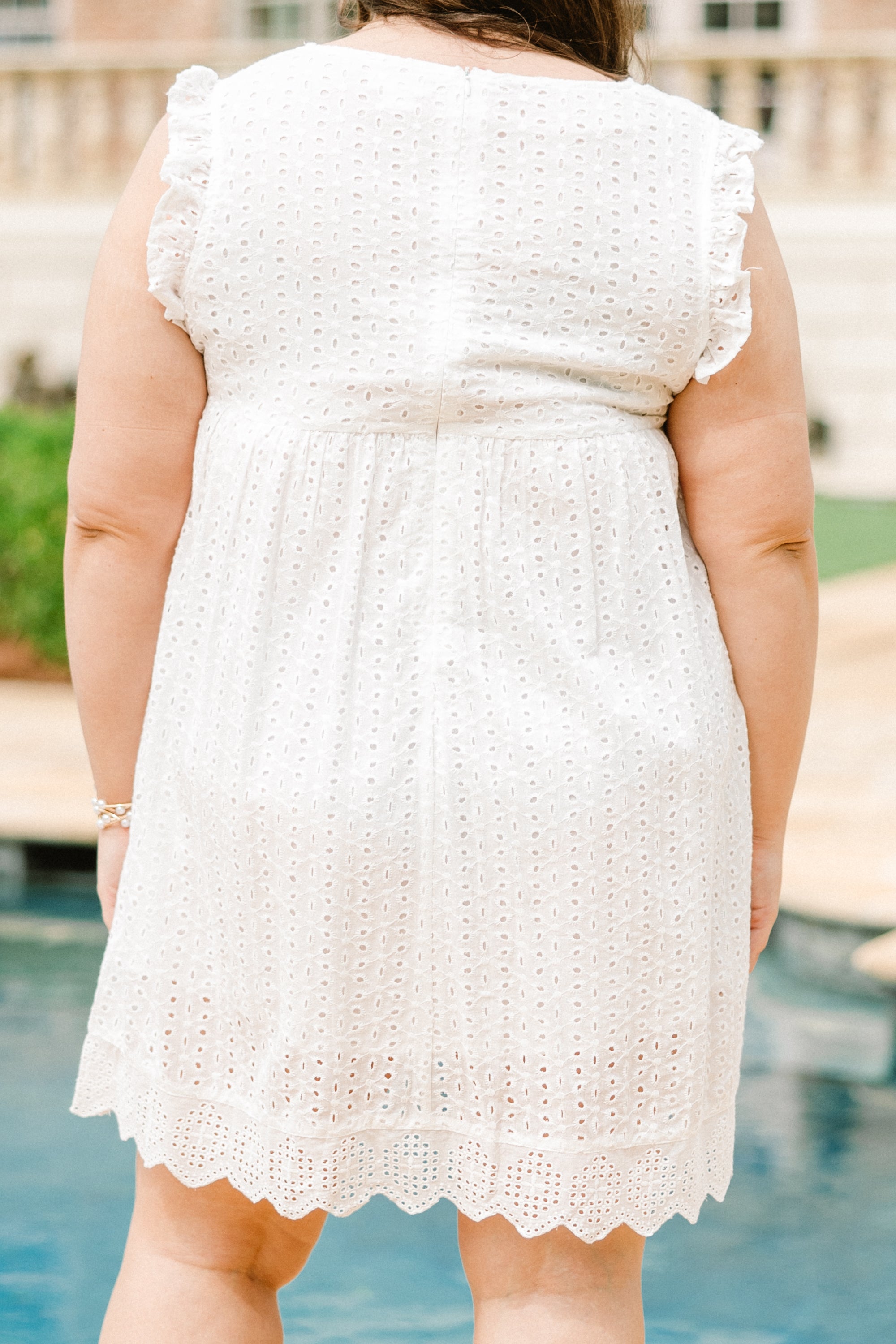 Come Rain Or Shine Dress, White