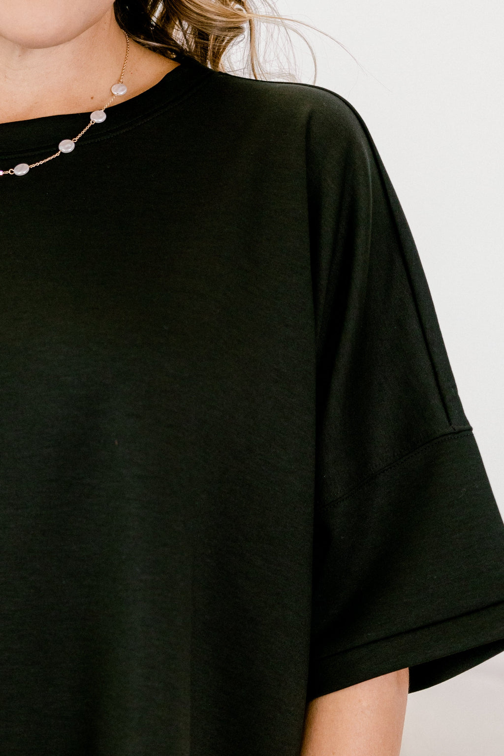 Comfortable Charm Top, Black