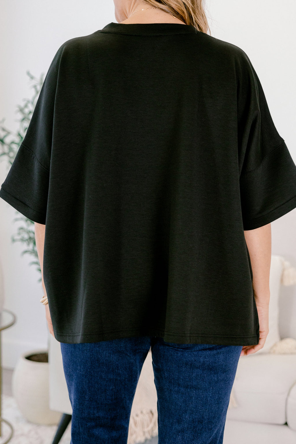 Comfortable Charm Top, Black