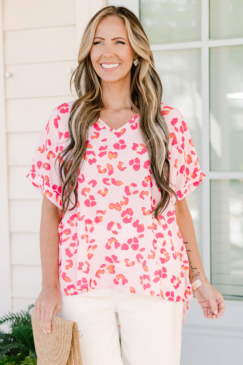 Comfortable Style Top, Pink