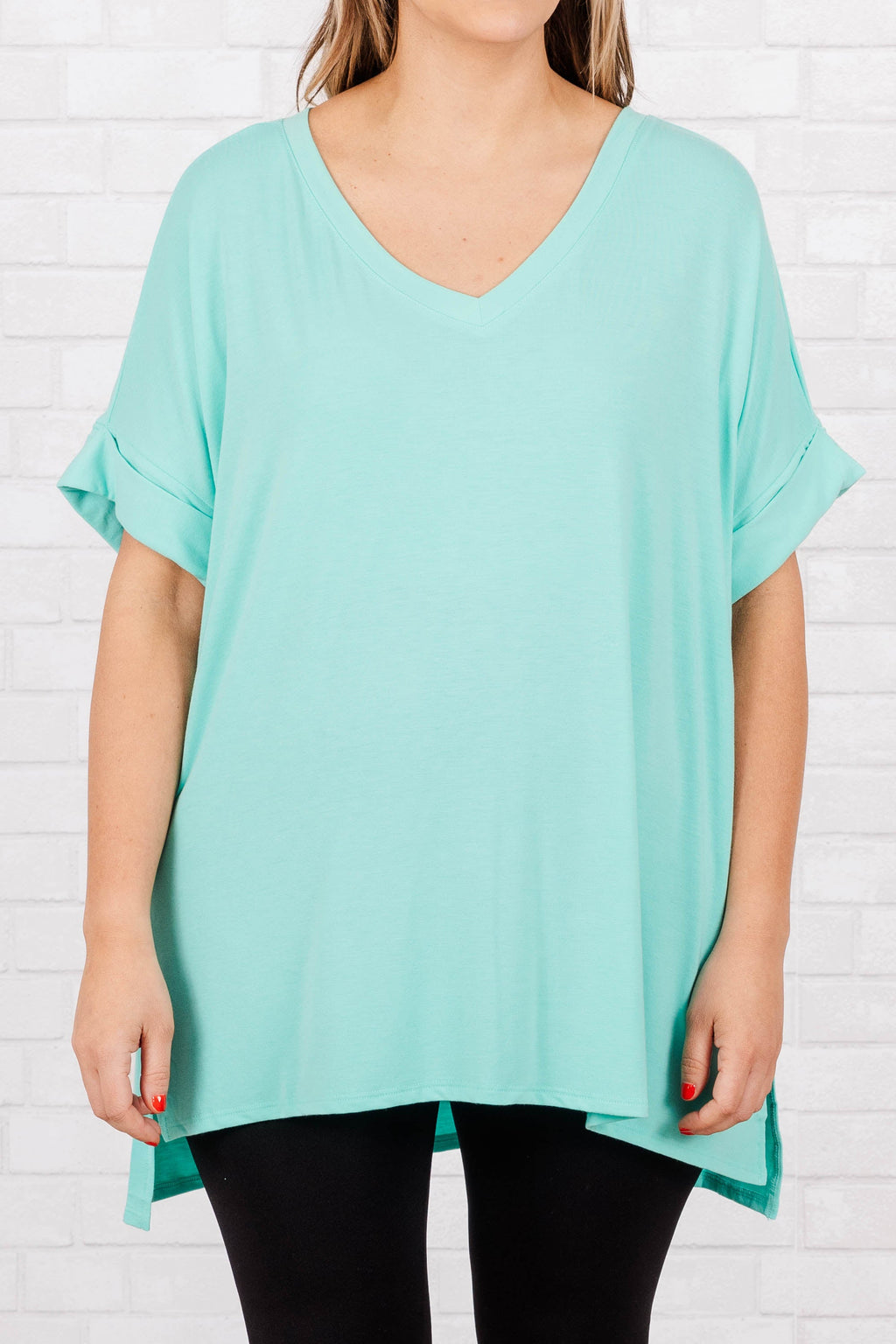 Comfy Travels Top, Mint