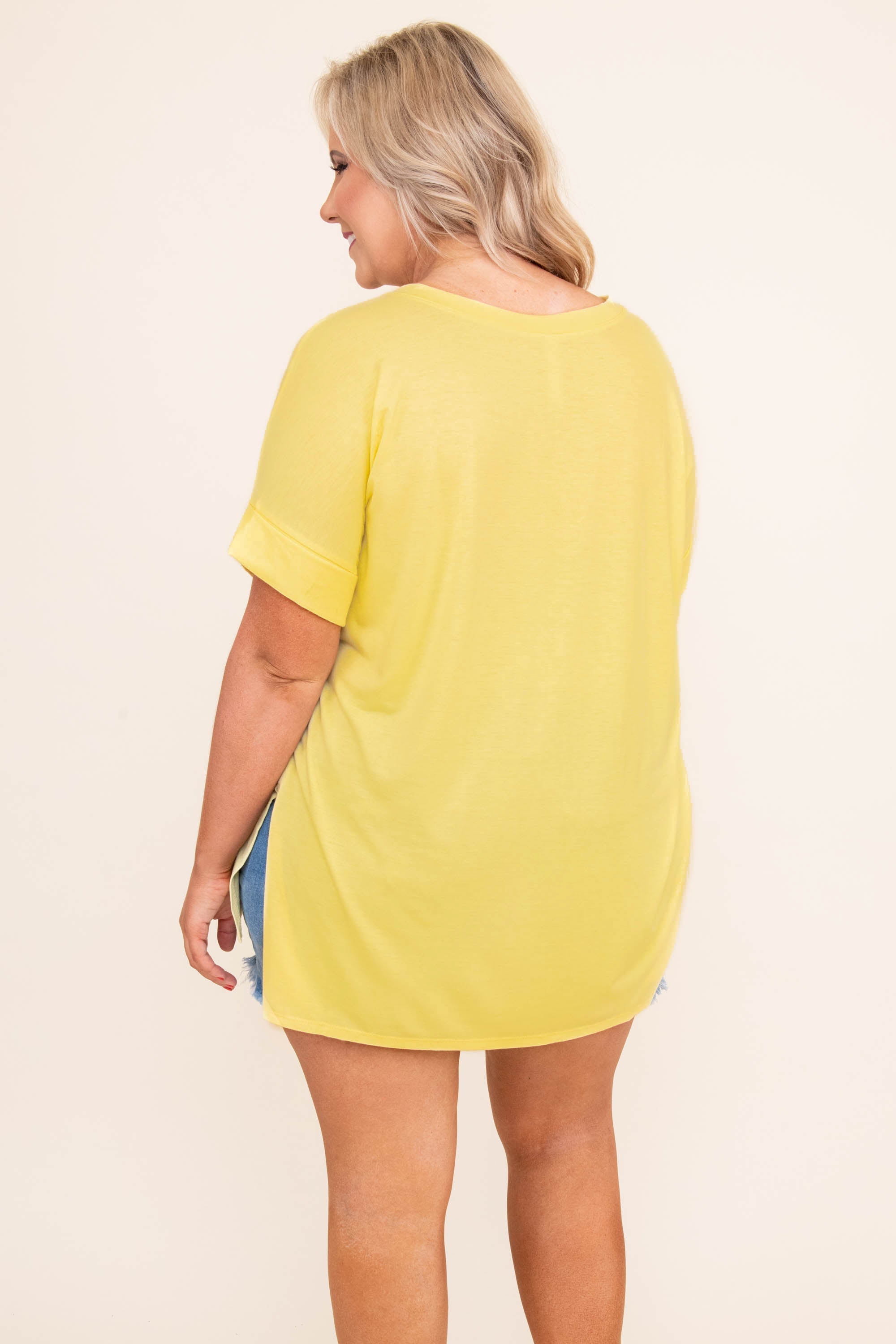 Comfy Travels Top, Yellow
