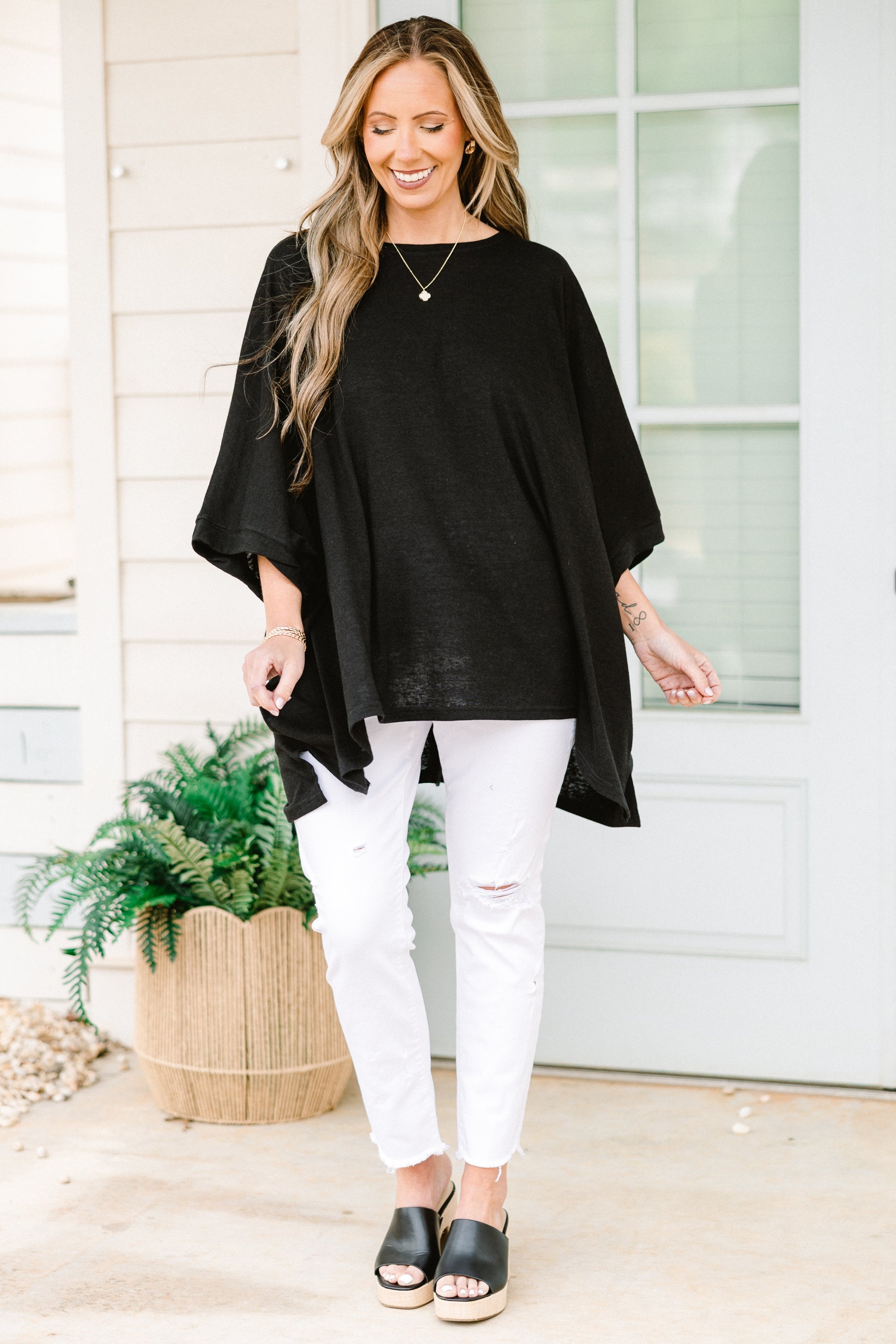 Comparing The Two Tunic, Black