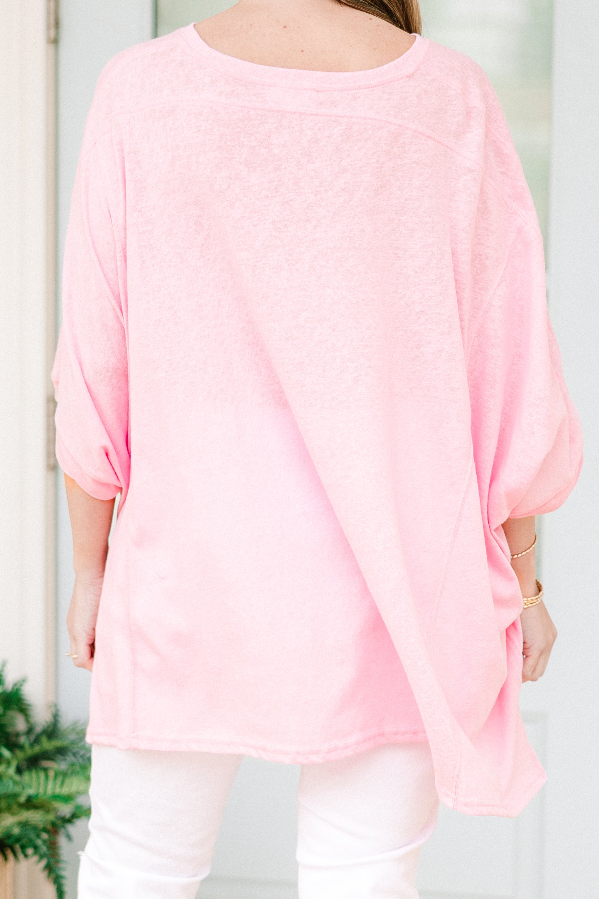 Comparing The Two Tunic, Bubble Pink