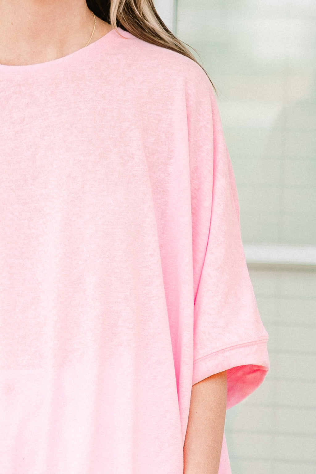 Comparing The Two Tunic, Bubble Pink