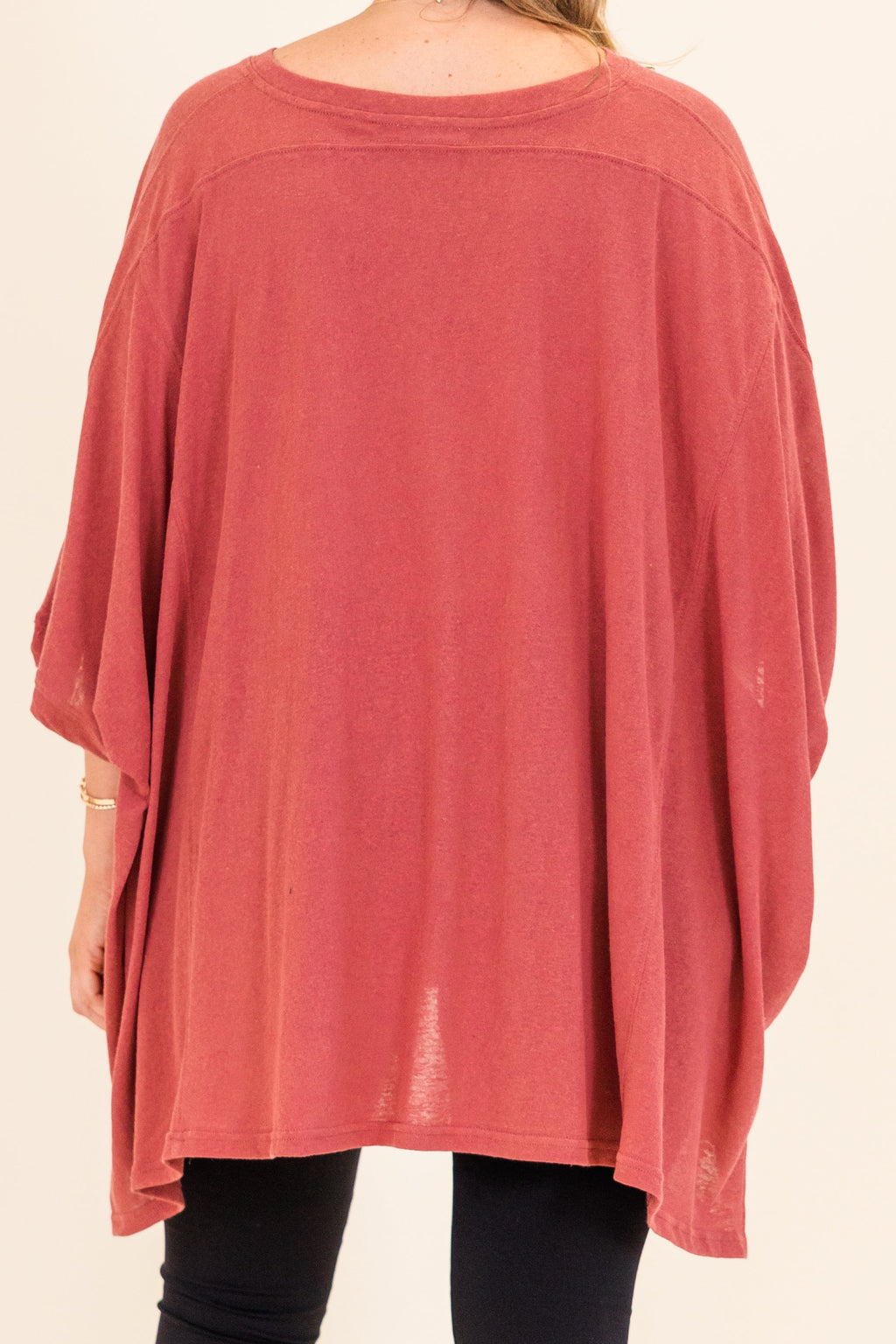 Comparing The Two Tunic, Burgundy
