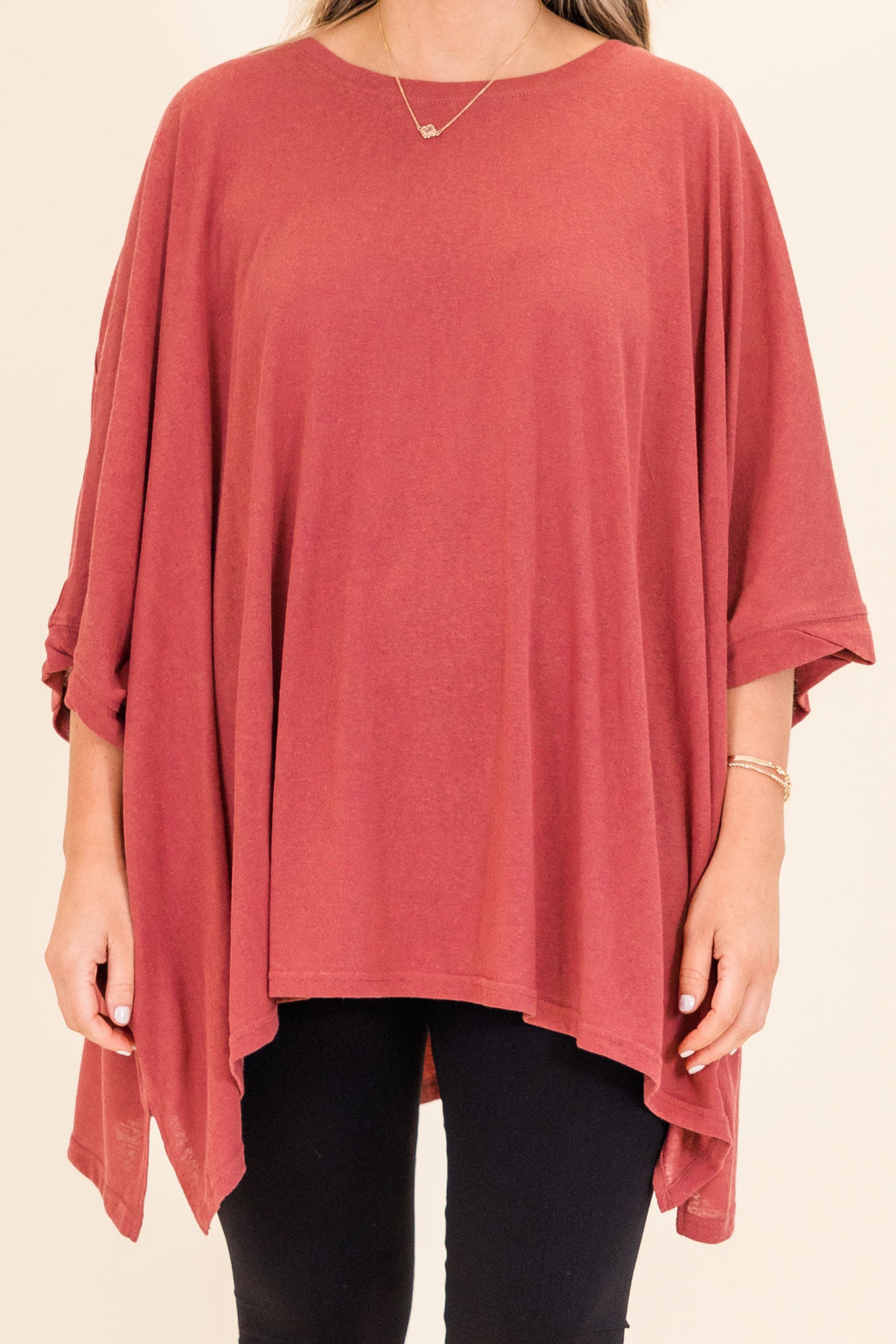 Comparing The Two Tunic, Burgundy