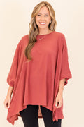 Comparing The Two Tunic, Burgundy