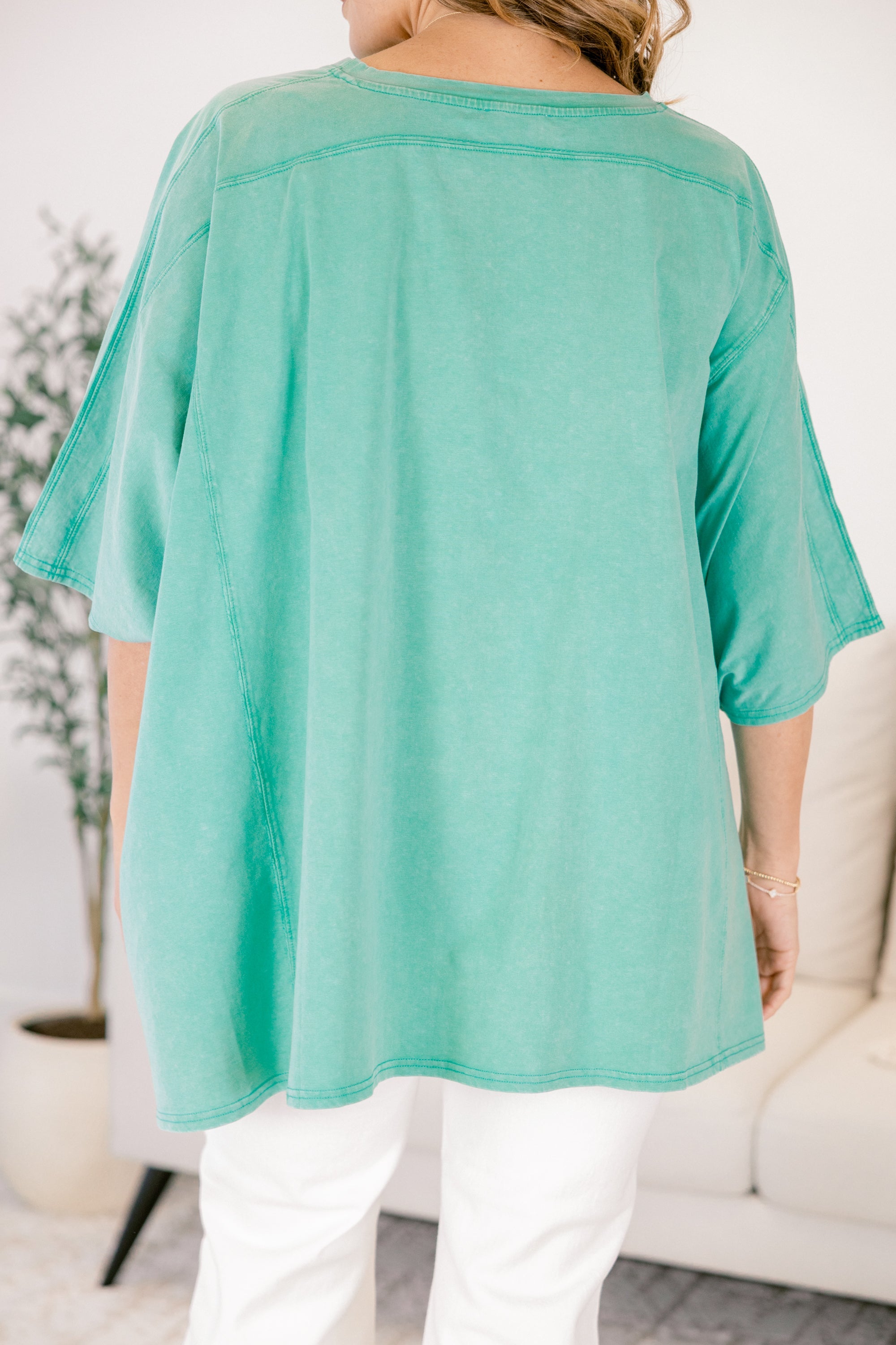 Comparing The Two Tunic, Turquoise