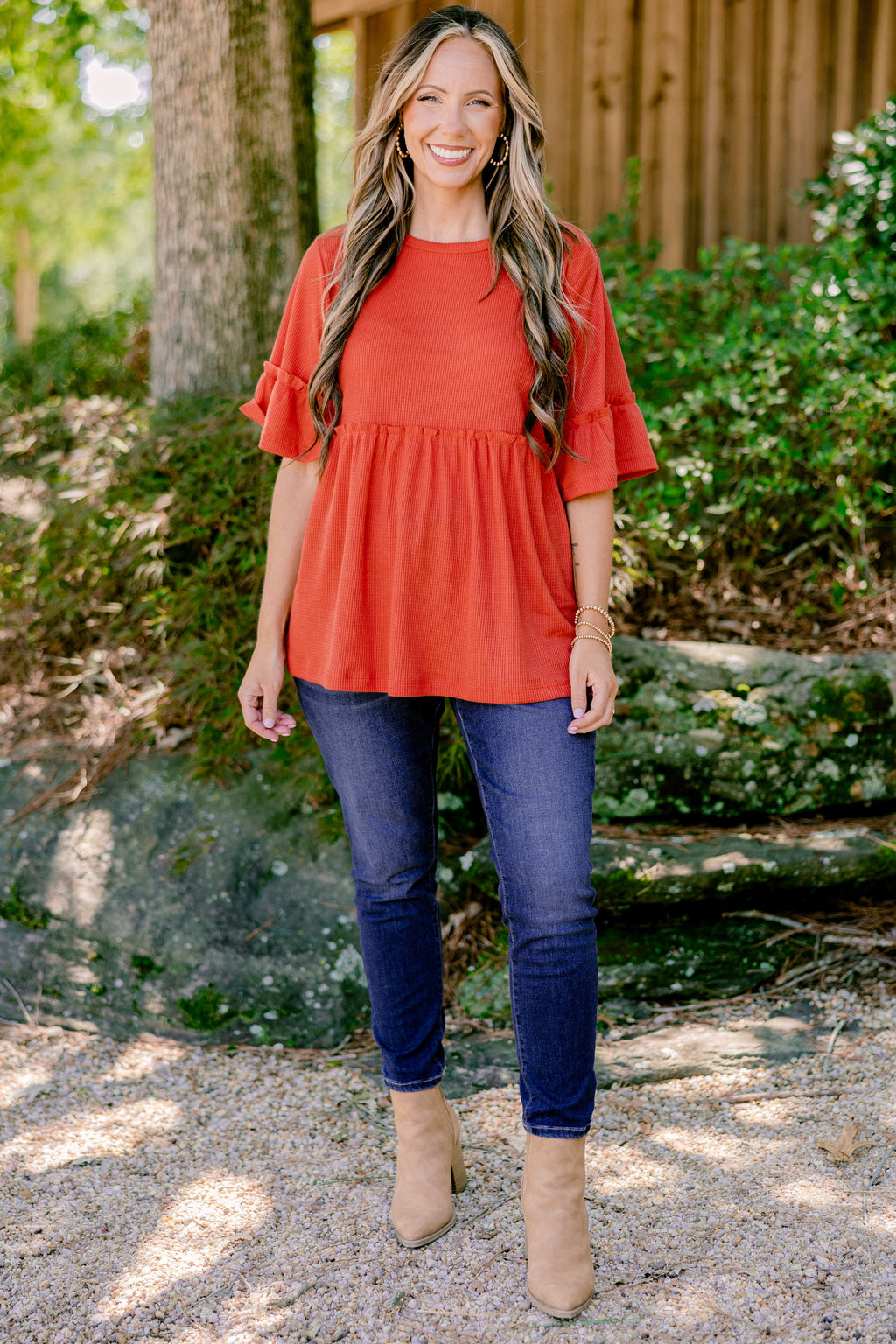 Completely Yours Tunic, Burnt Orange