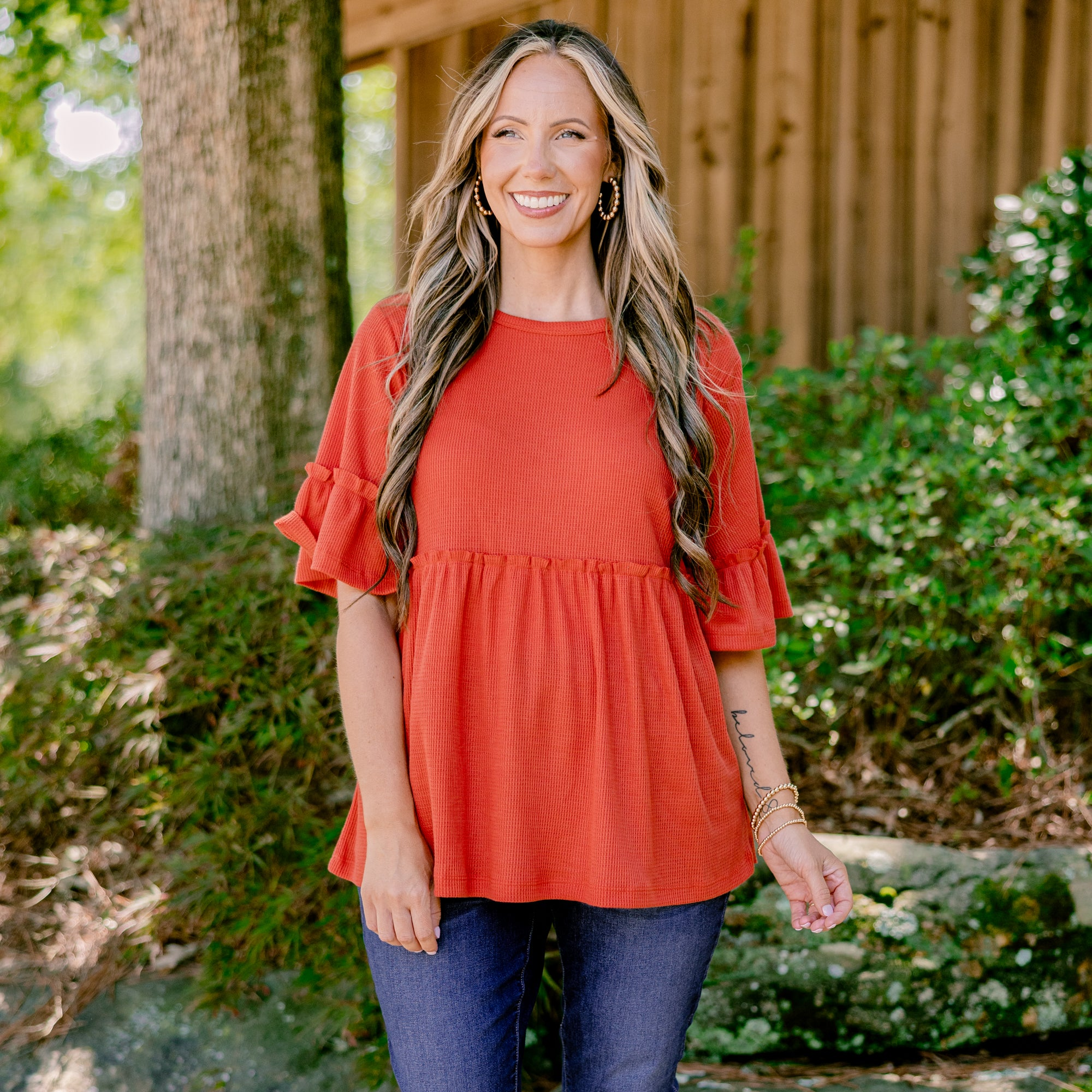 Completely Yours Tunic, Burnt Orange