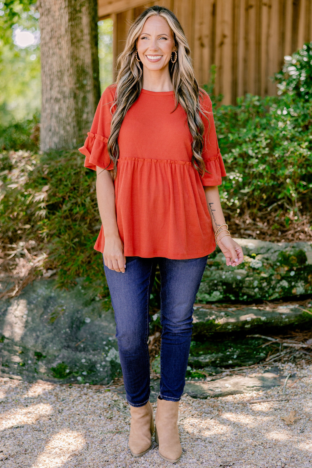Completely Yours Tunic, Burnt Orange