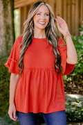 Completely Yours Tunic, Burnt Orange