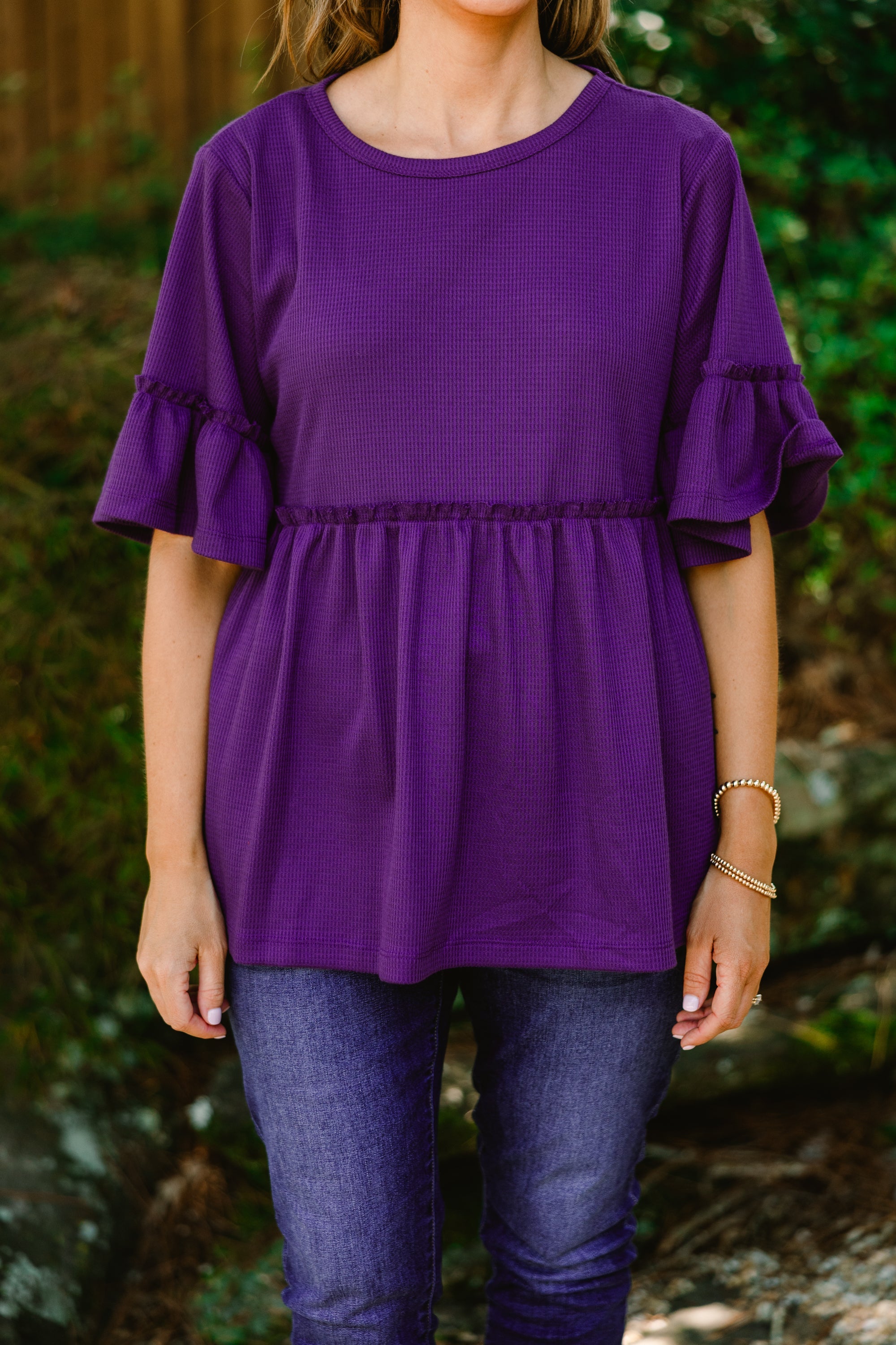 Completely Yours Tunic, Eggplant